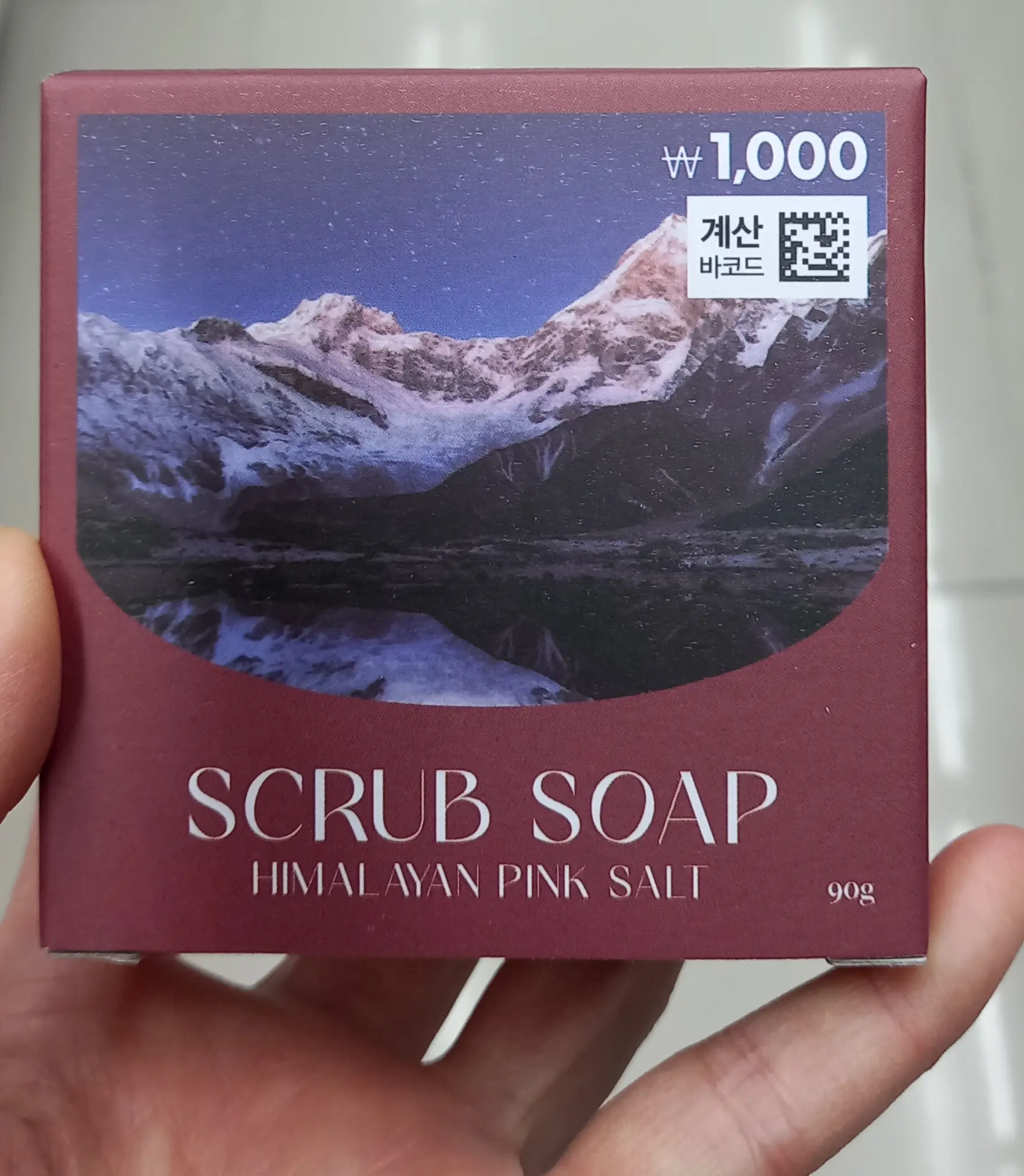 선택된 언니의파우치 리뷰 이미지 - [히말라야 핑크솔트 스크럽 비누]