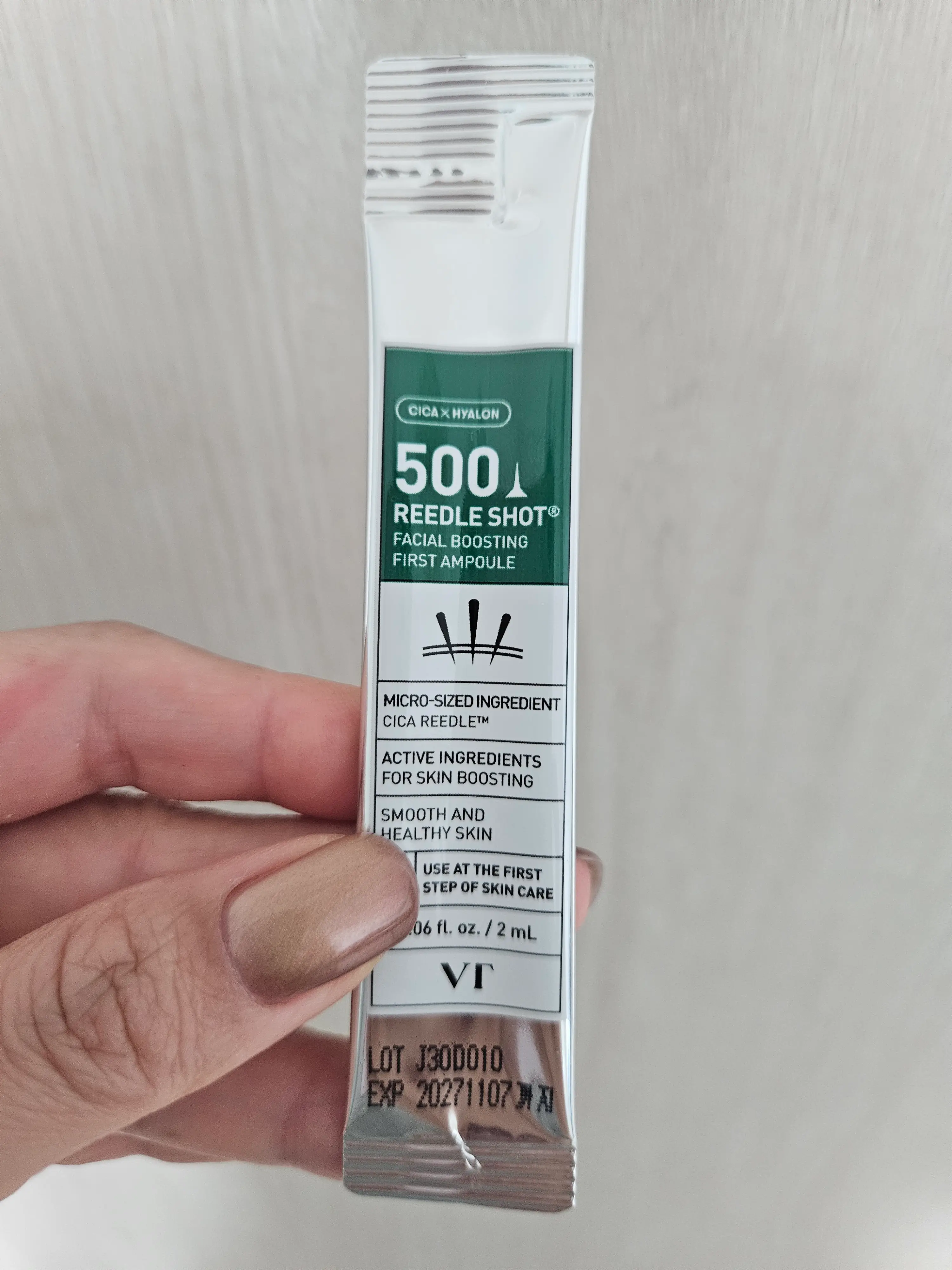 선택된 언니의파우치 리뷰 이미지 - [리들샷 500 페이셜 부스팅 퍼스트 앰플]