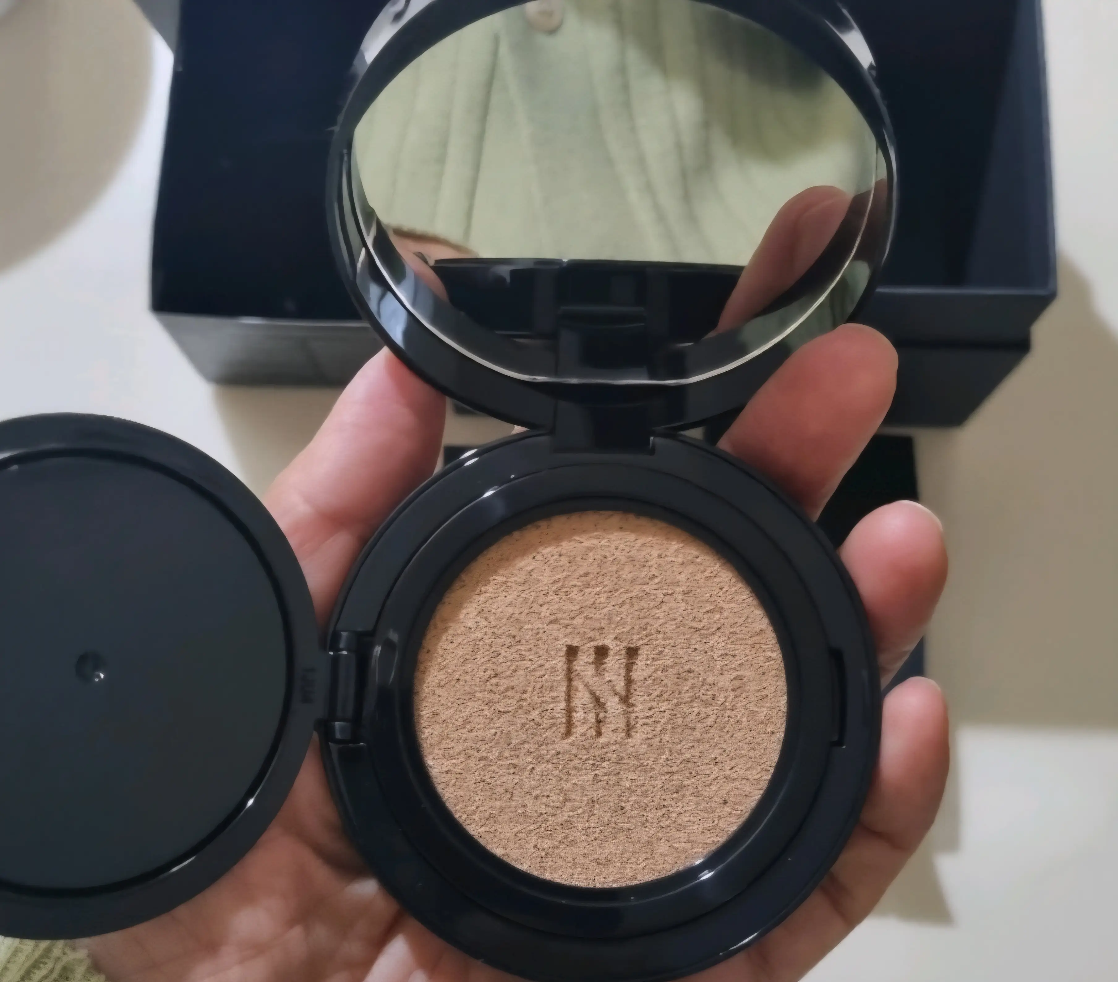 선택된 언니의파우치 리뷰 이미지 - [블랙 쿠션 파운데이션]