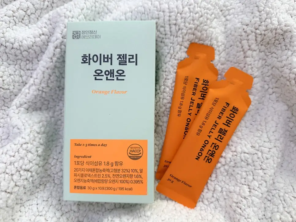 선택된 언니의파우치 리뷰 이미지 - [화이버 젤리 온앤온]