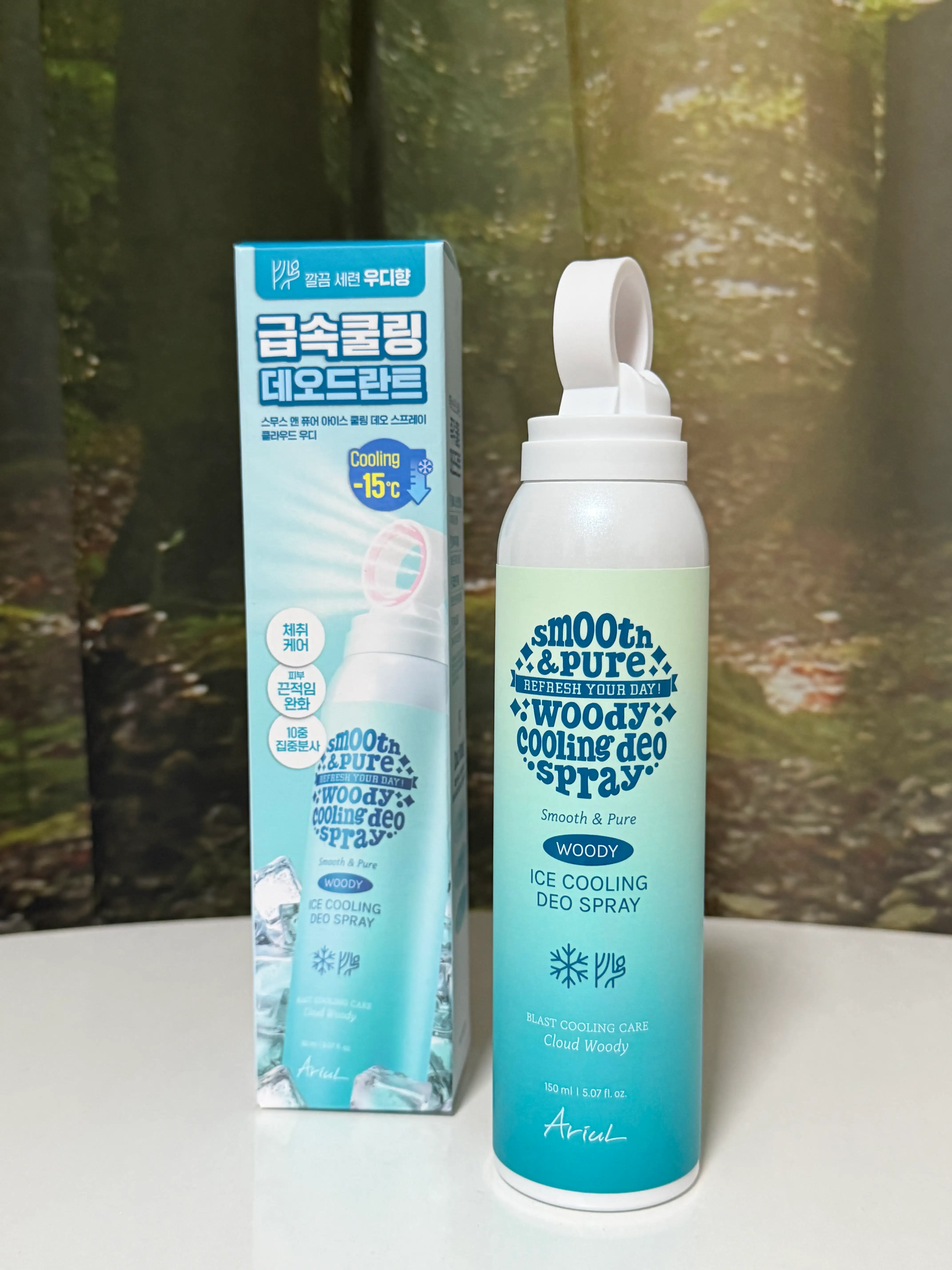 선택된 언니의파우치 리뷰 이미지 - [스무스 앤 퓨어 아이스 쿨링 데오 스프레이]