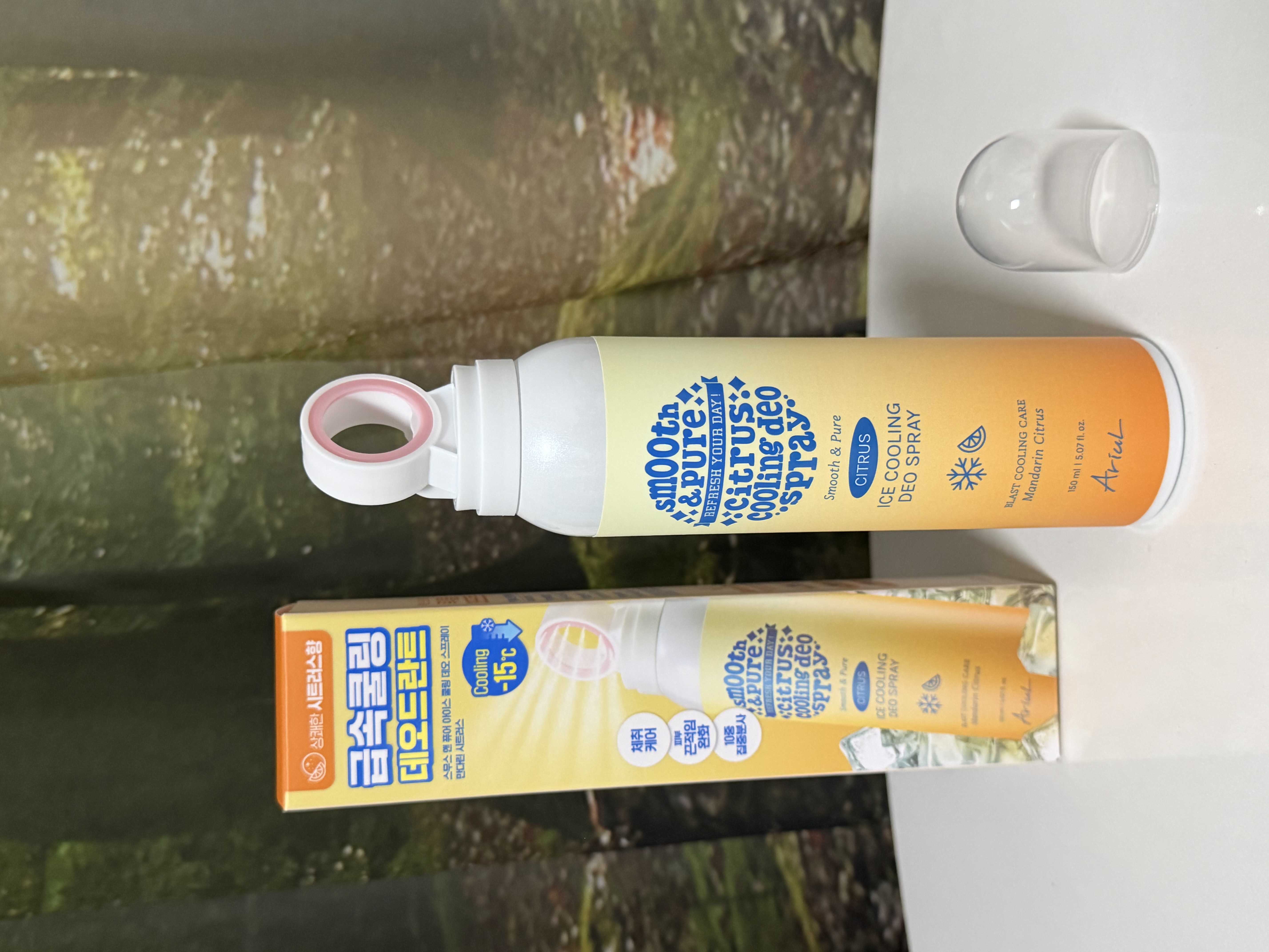 선택된 언니의파우치 리뷰 이미지 - [스무스 앤 퓨어 아이스 쿨링 데오 스프레이]