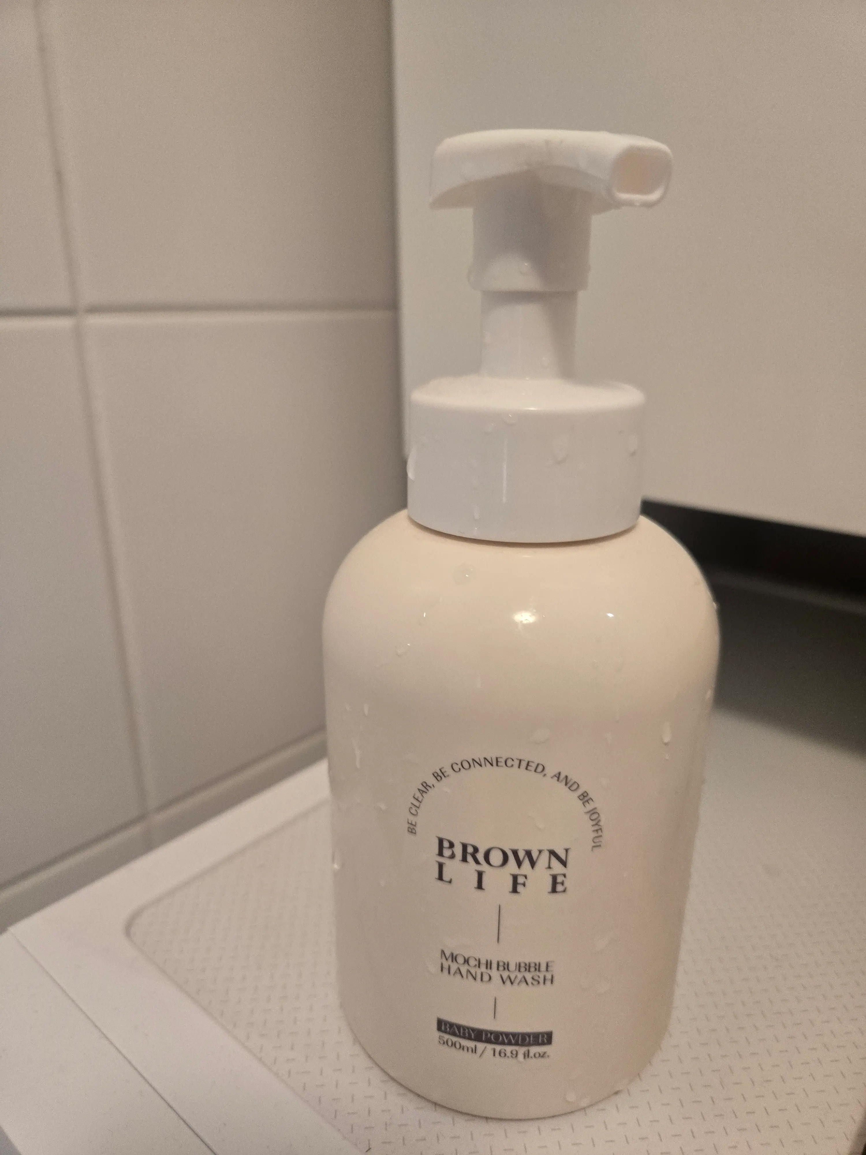 선택된 언니의파우치 리뷰 이미지 - [모찌버블 저자극 핸드워시 [베이비 파우더향]]