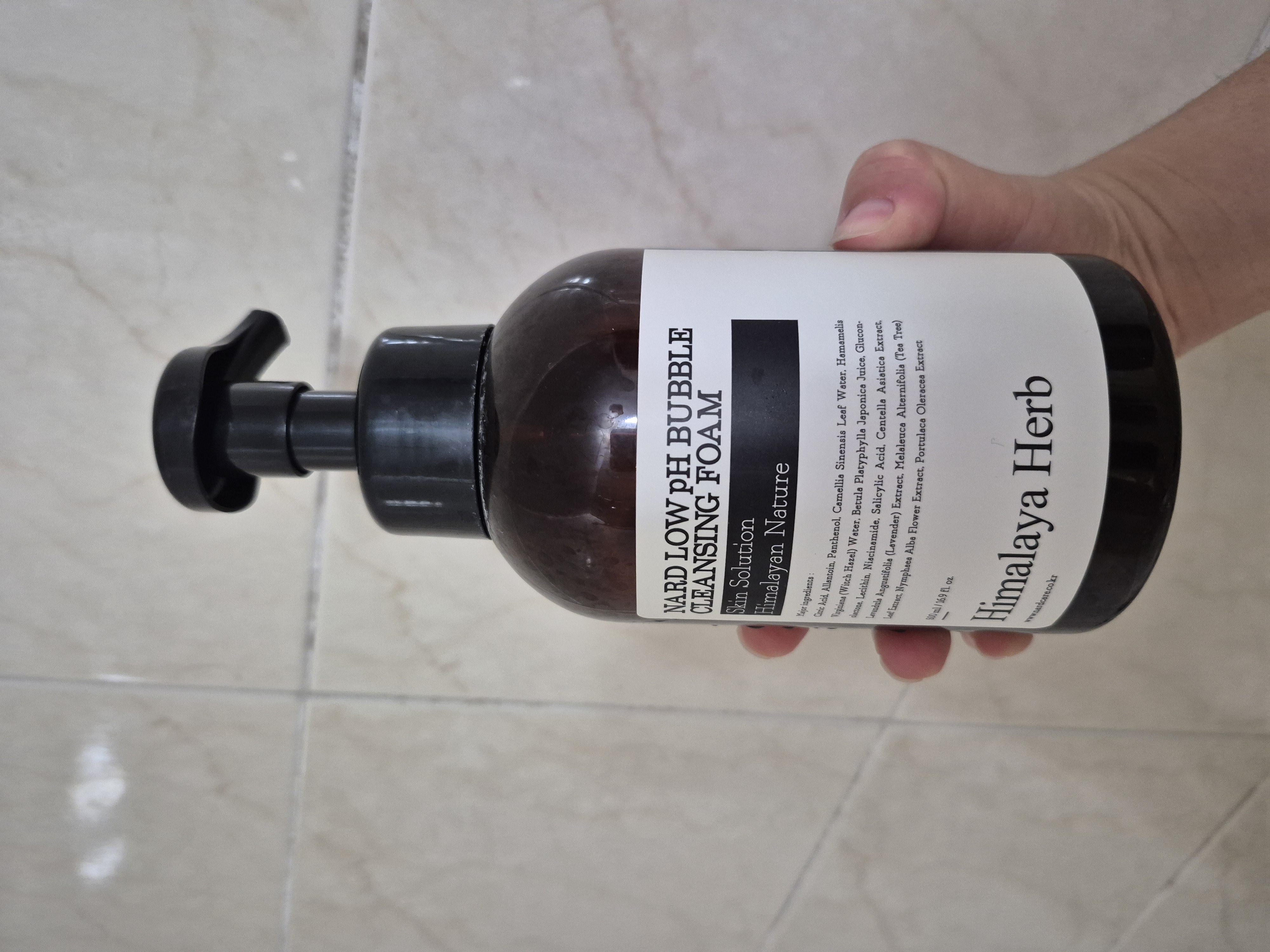 선택된 언니의파우치 리뷰 이미지 - [약산성 버블 클렌징폼]