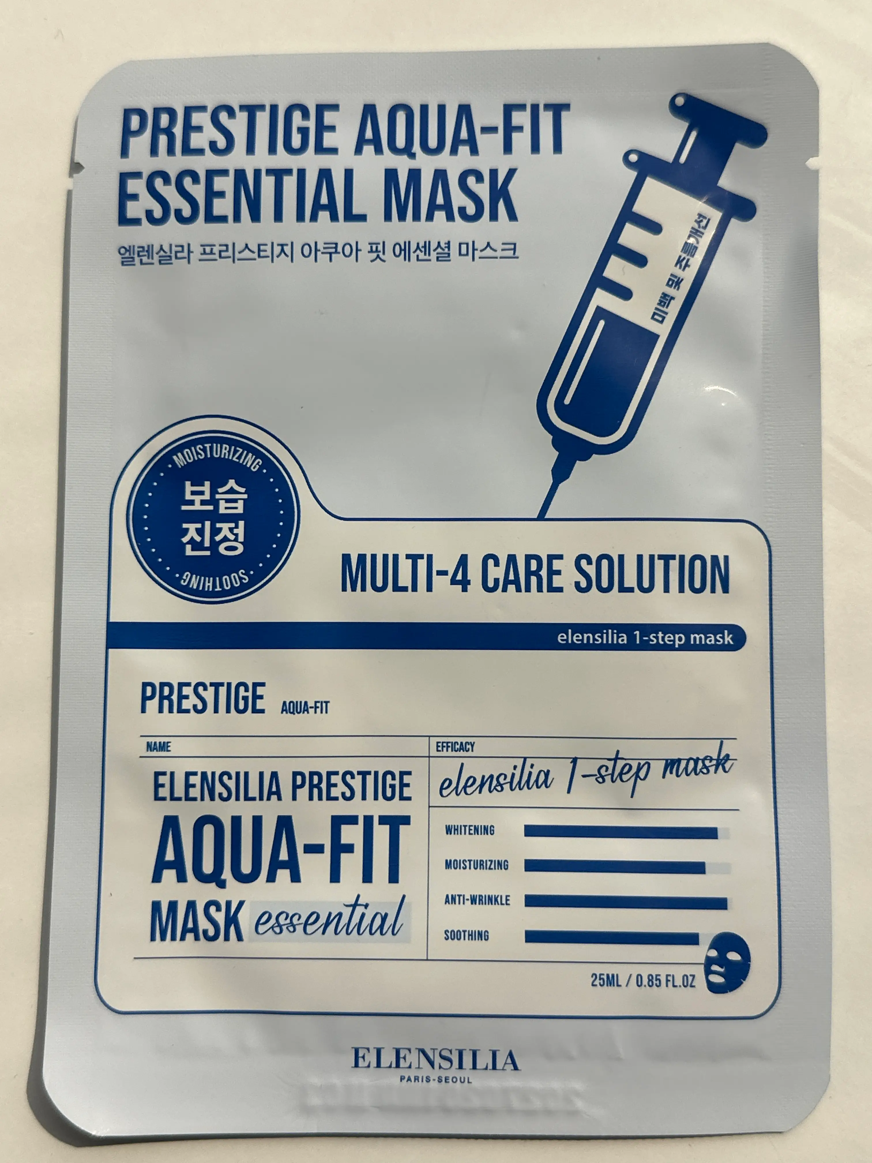 선택된 언니의파우치 리뷰 이미지 - [프리스티지 아쿠아 핏 에센셜 마스크]