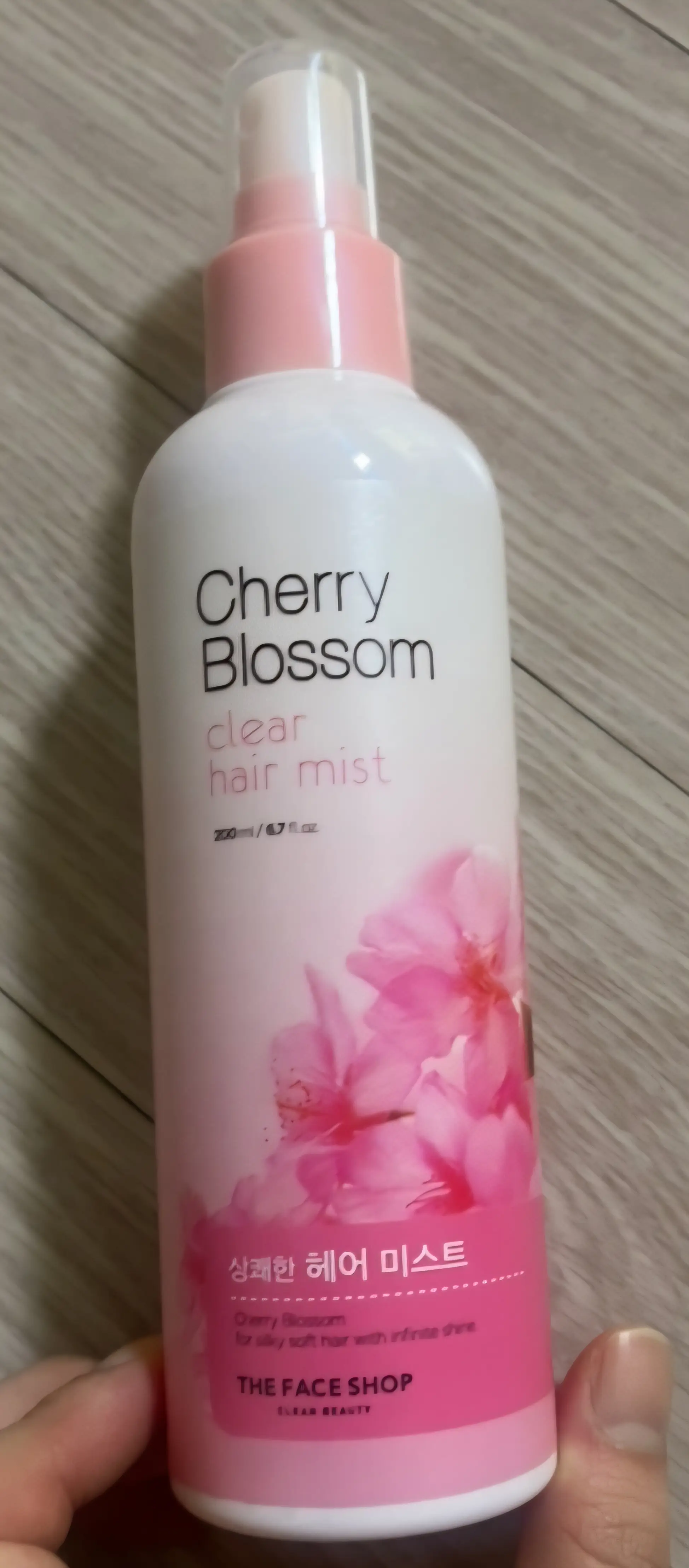 선택된 언니의파우치 리뷰 이미지 - [체리 블라썸 클리어 헤어미스트]