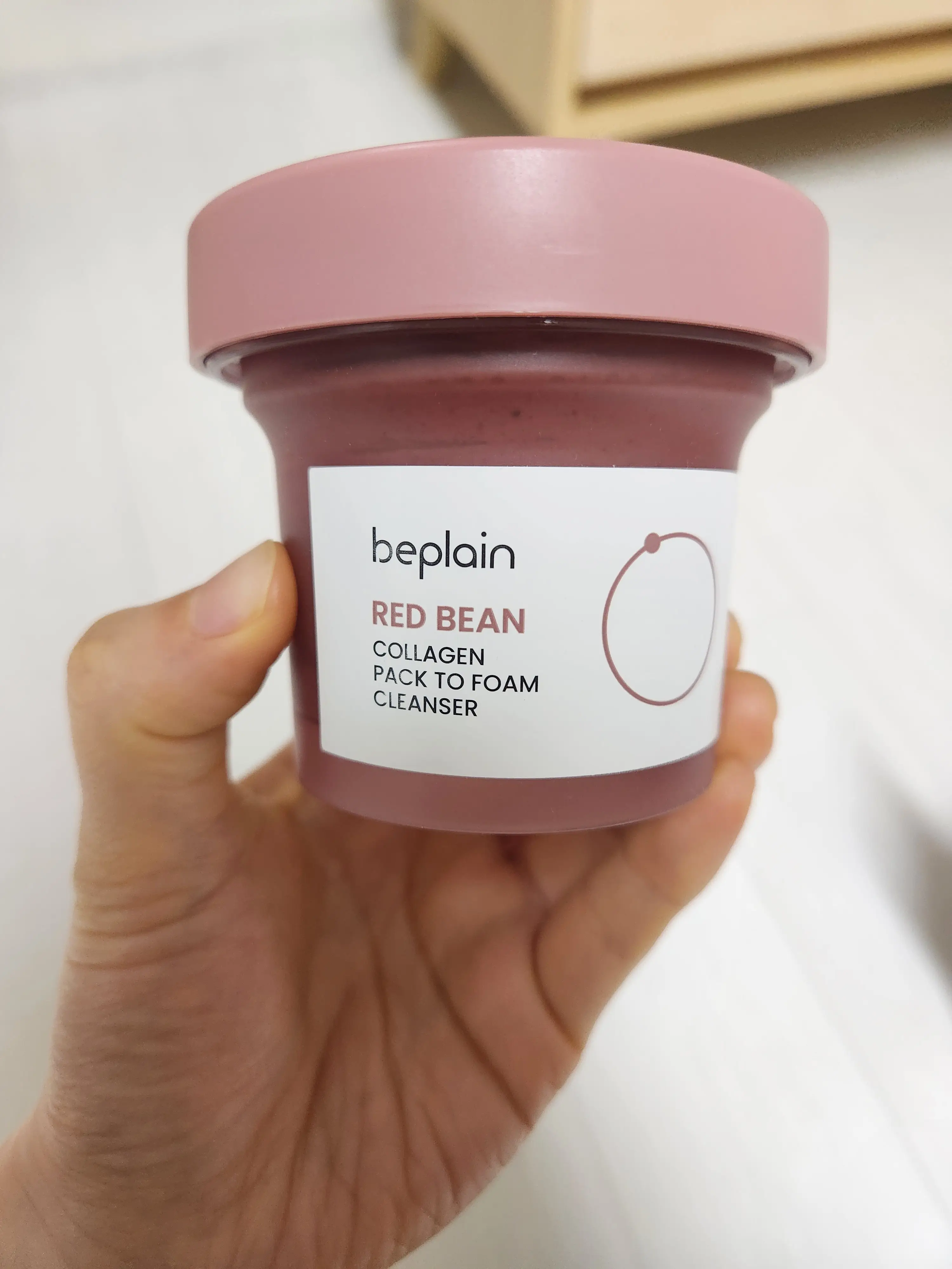 선택된 언니의파우치 리뷰 이미지 - [팥 콜라겐 팩투폼 클렌저]