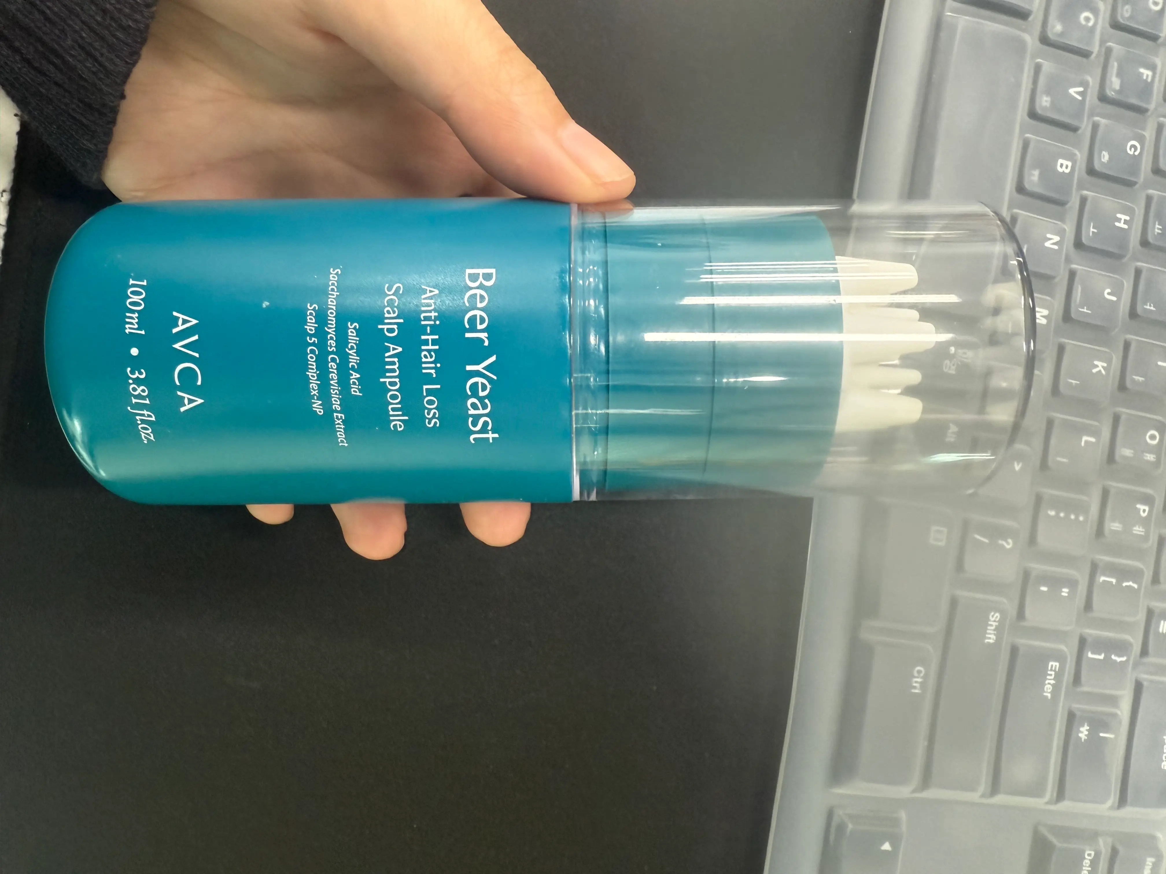 선택된 언니의파우치 리뷰 이미지 - [맥주효모 탈모증상완화 헤어 토닉 앰플]