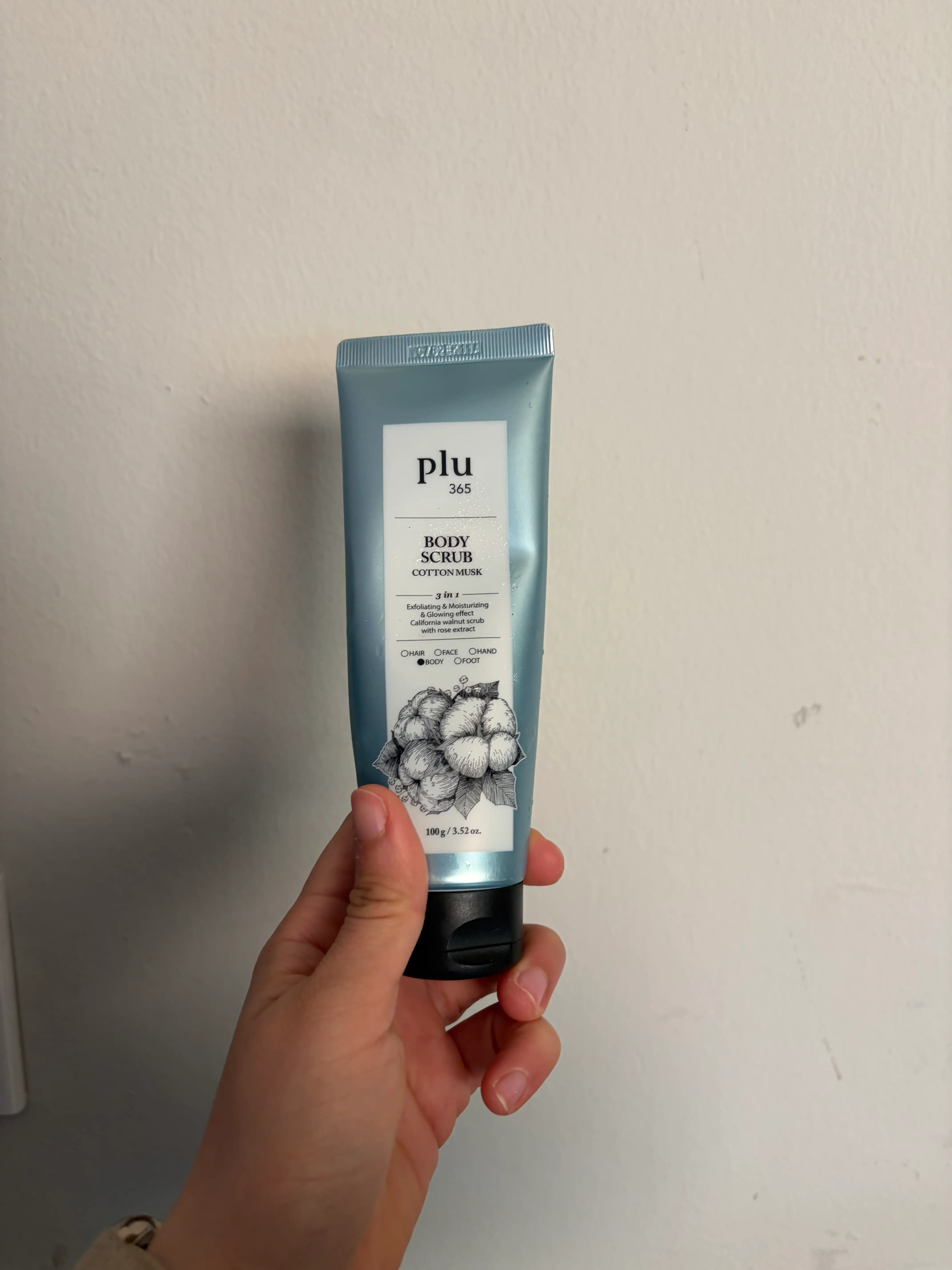 선택된 언니의파우치 리뷰 이미지 - [바디 스크럽 코튼머스크 향]