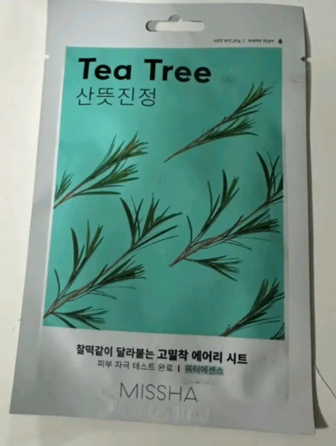 선택된 언니의파우치 리뷰 이미지 - [에어리 밀착 시트마스크 [티트리]]