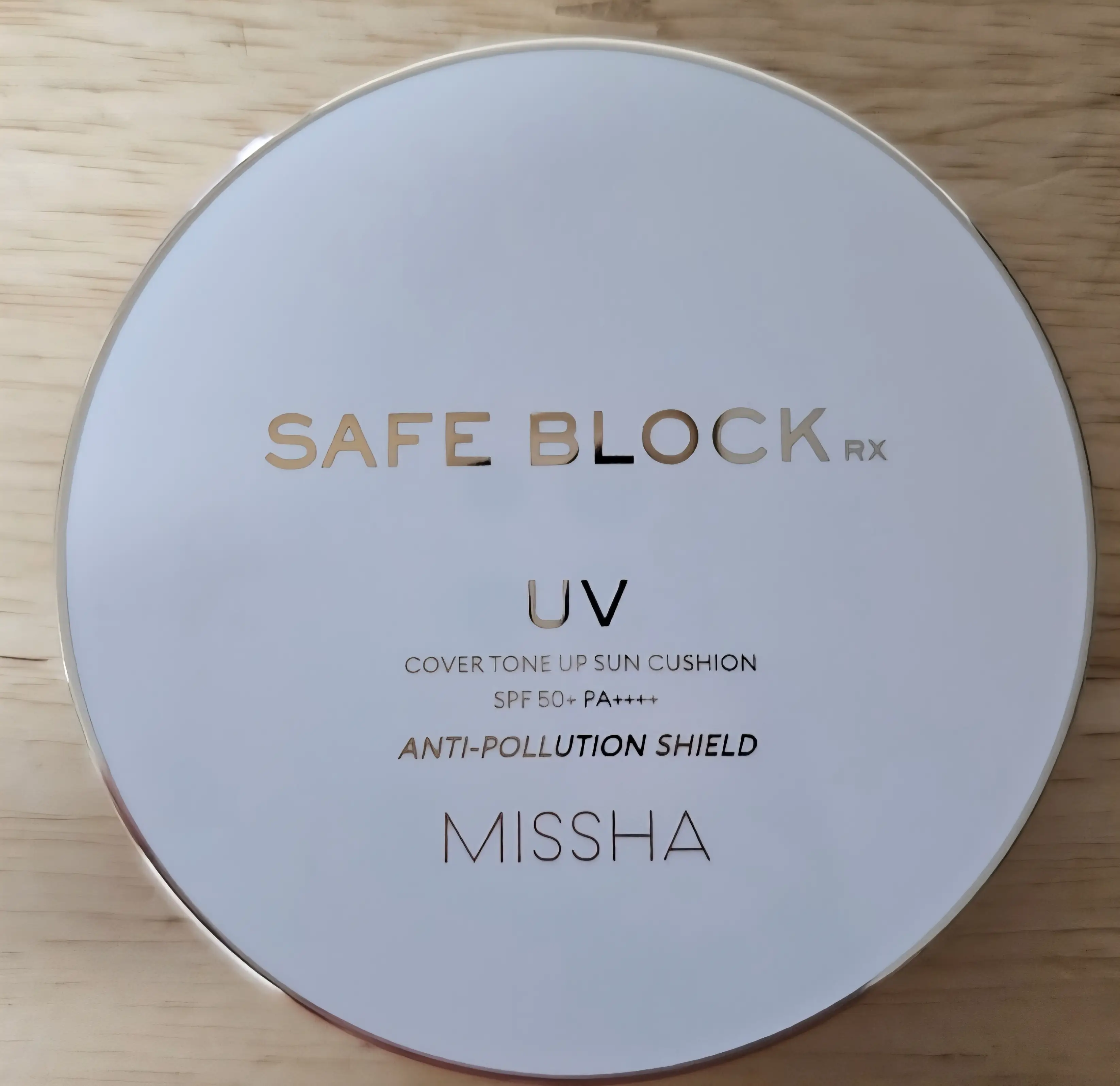 선택된 언니의파우치 리뷰 이미지 - [세이프 블록 RX 로지 톤 업 선 쿠션]