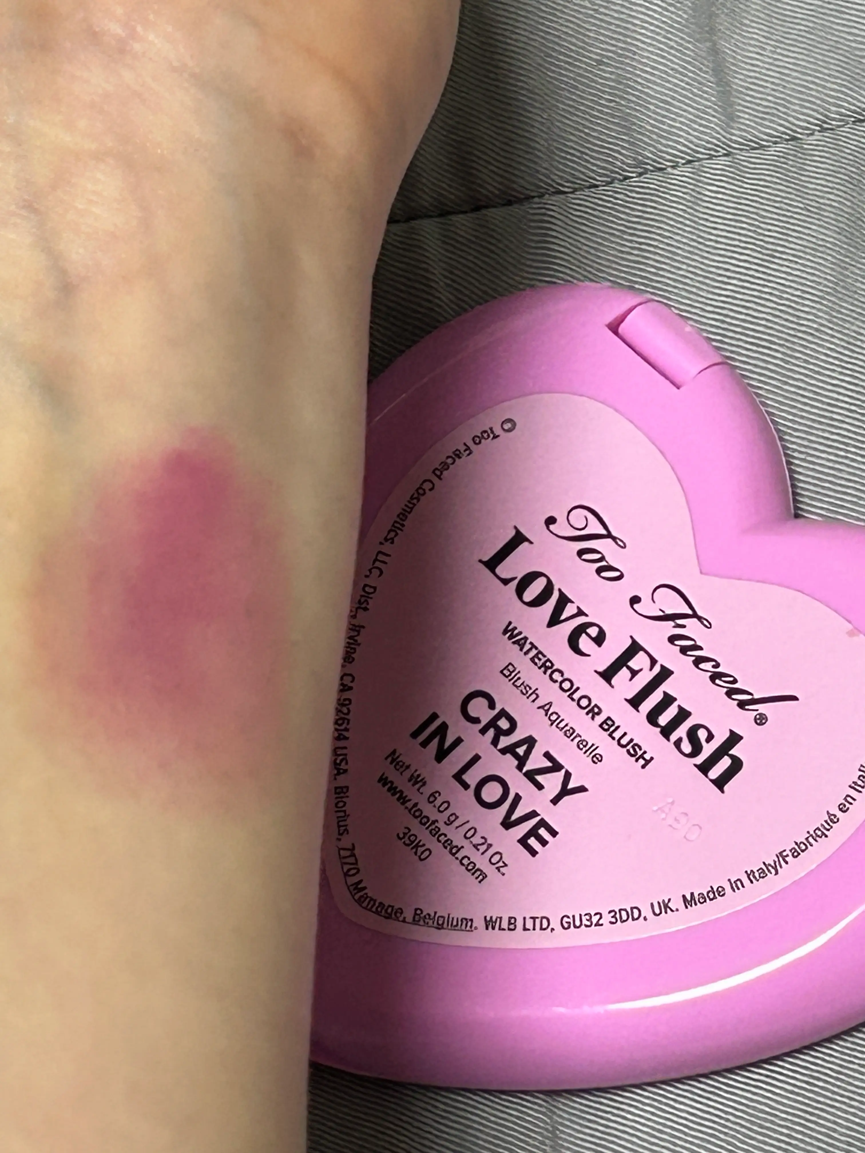 선택된 언니의파우치 리뷰 이미지 - [러브 플러시 워터 컬러 블러쉬 [크레이지 인 러브]]