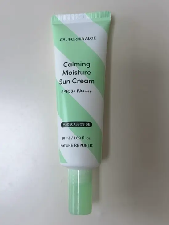 선택된 언니의파우치 리뷰 이미지 - [캘리포니아 알로에 진정 수분 선크림]