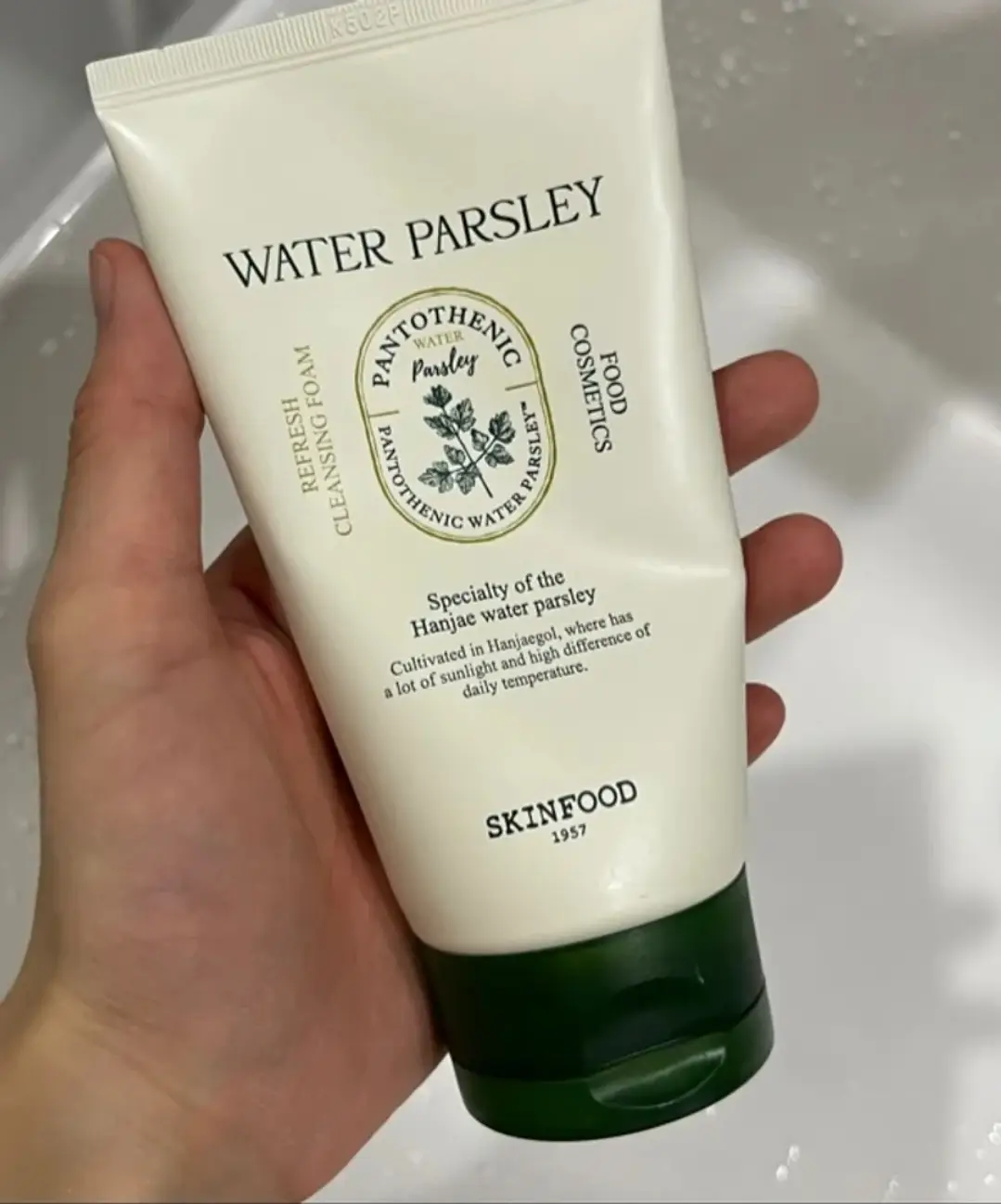 선택된 언니의파우치 리뷰 이미지 - [판토테닉 워터 파슬리 리프레쉬 클렌징 폼]