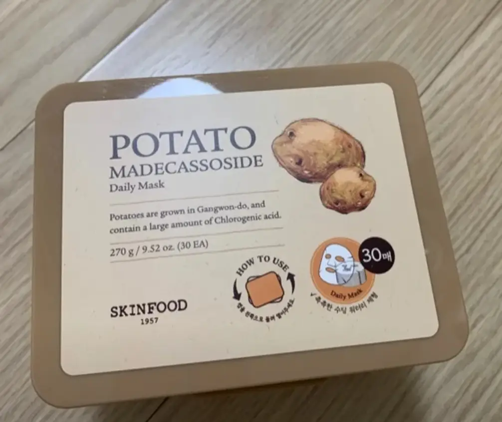 선택된 언니의파우치 리뷰 이미지 - [포테이토 마데카소사이드 데일리 마스크]