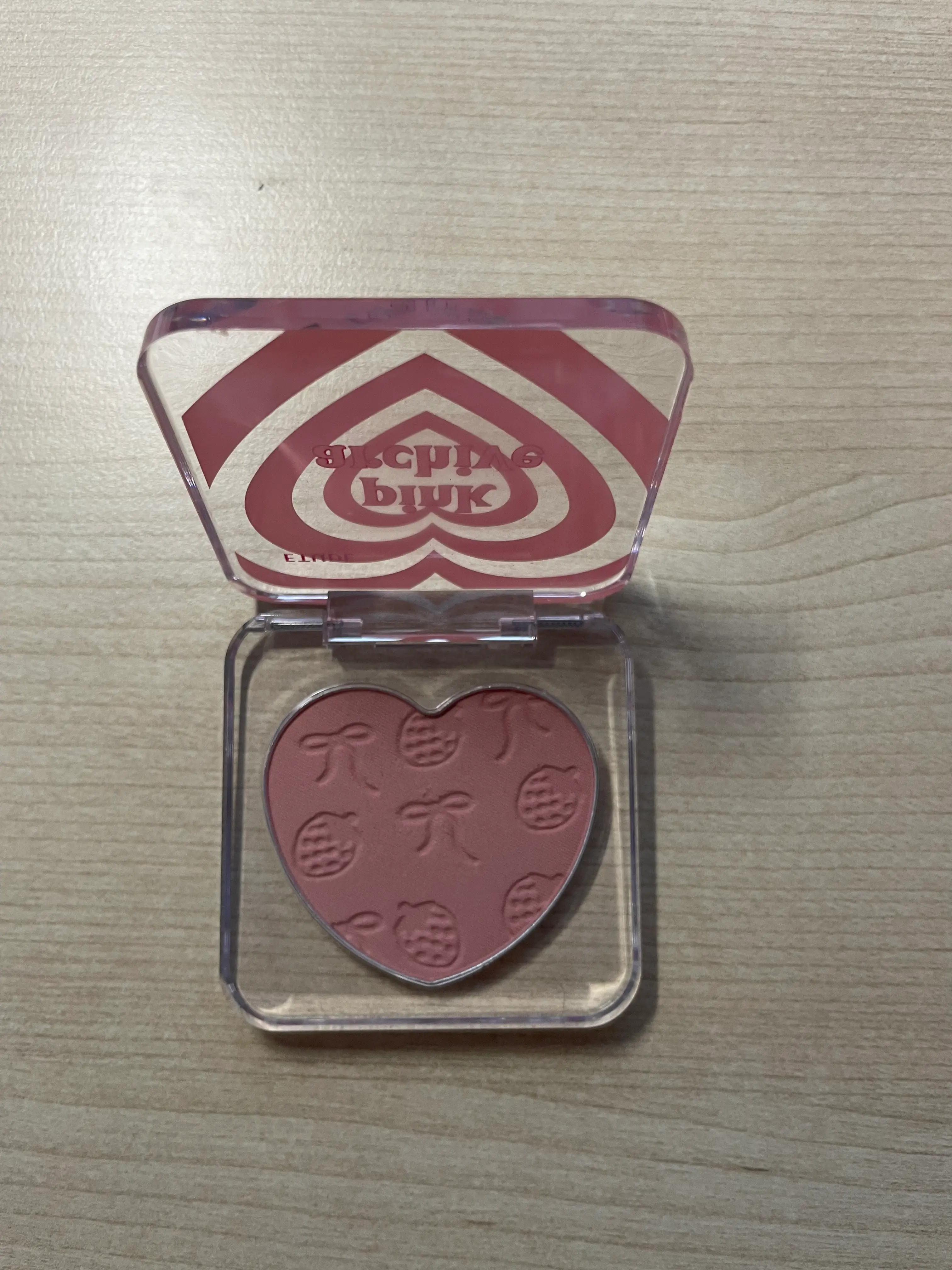 선택된 언니의파우치 리뷰 이미지 - [(핑카이브 컬렉션) 하트 플러터 블러셔]