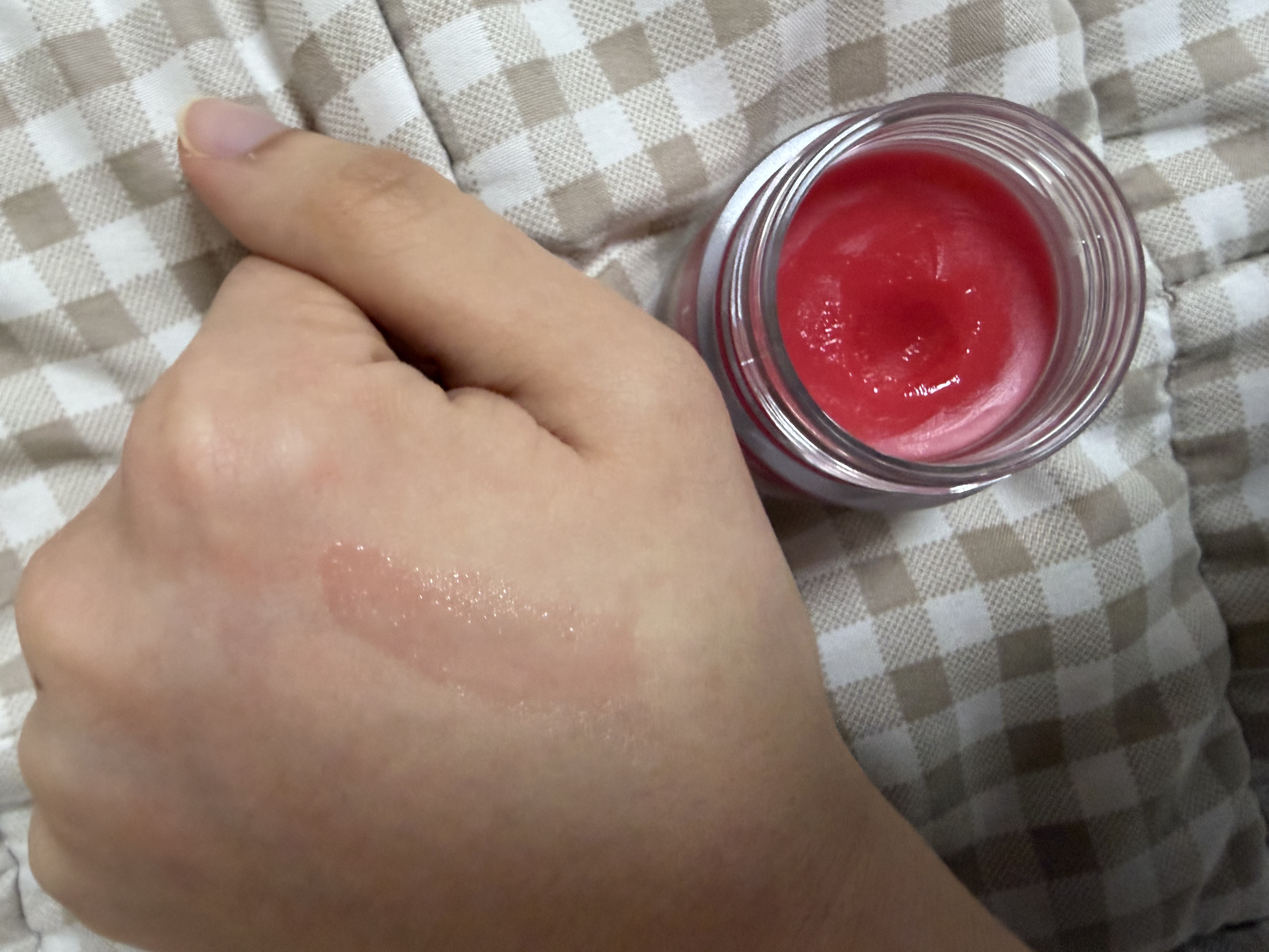 선택된 언니의파우치 리뷰 이미지 - [립 슬리핑 마스크 EX 스트로베리 쇼트케이크]