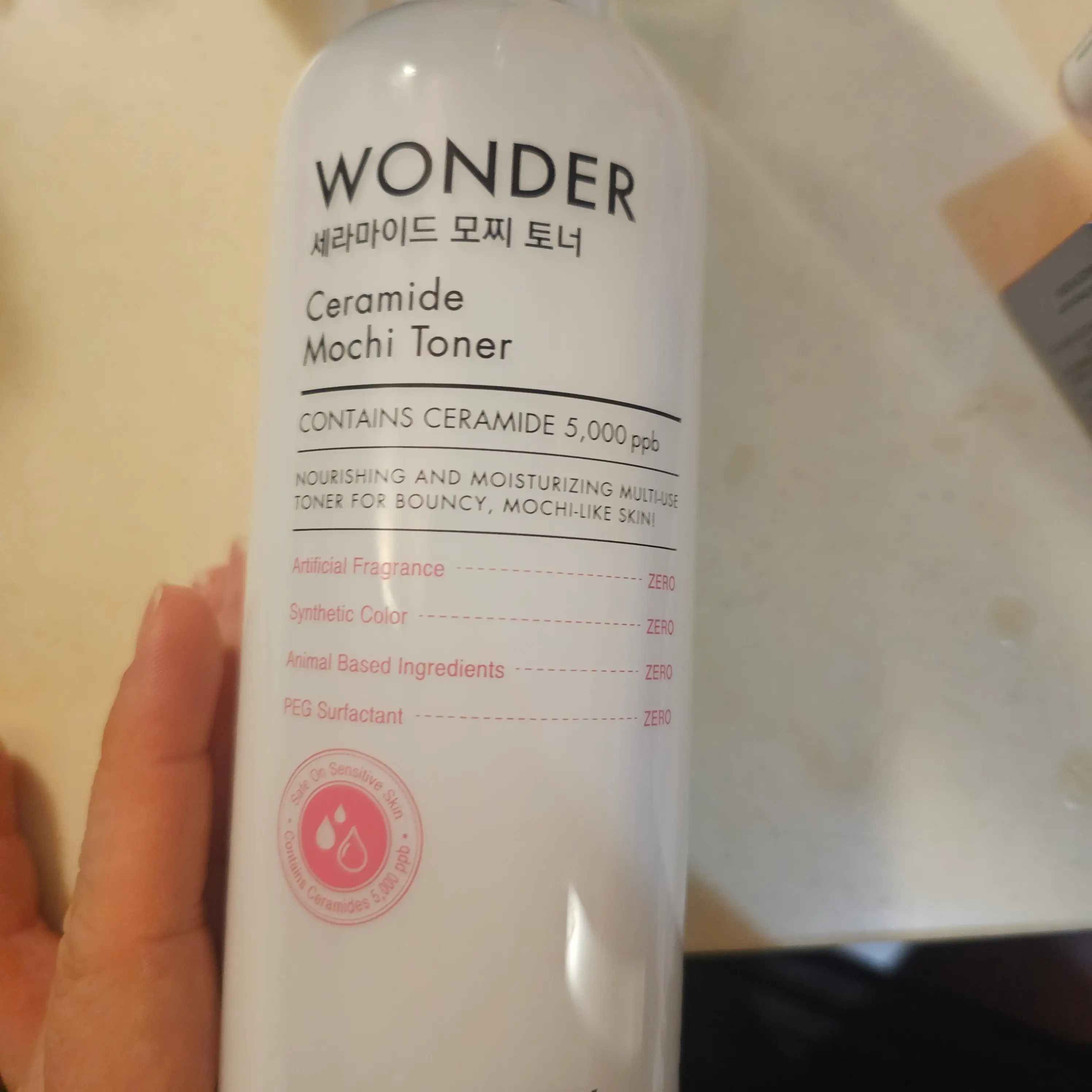 선택된 언니의파우치 리뷰 이미지 - [원더 세라마이드 모찌 토너]