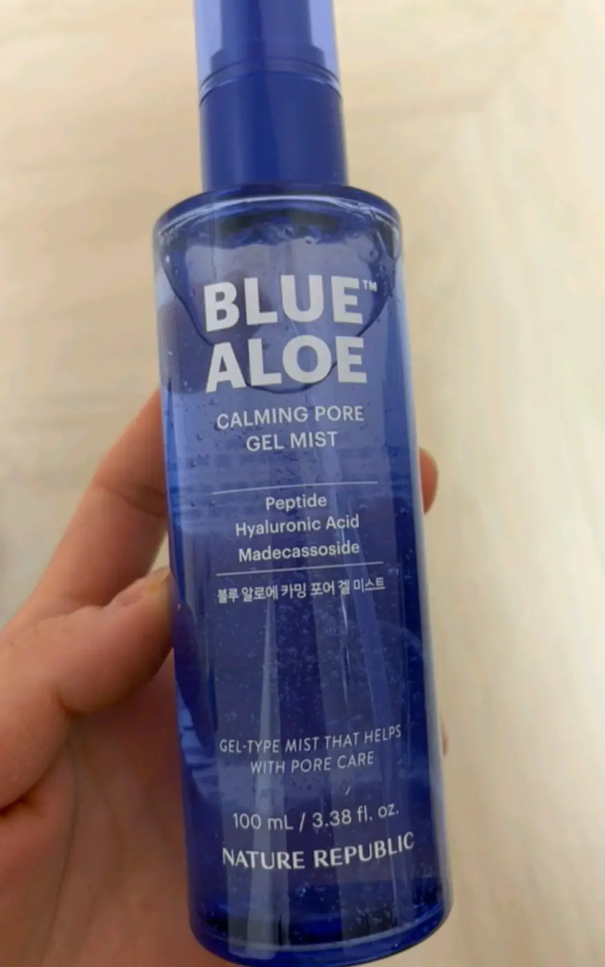 선택된 언니의파우치 리뷰 이미지 - [블루알로에 카밍 포어 겔 미스트]