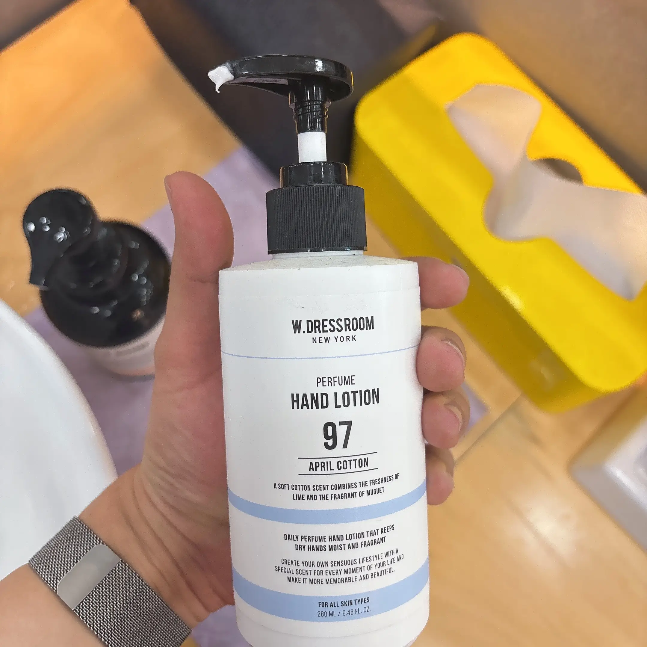 선택된 언니의파우치 리뷰 이미지 - [퍼퓸 핸드로션 No.97 에이프릴코튼]