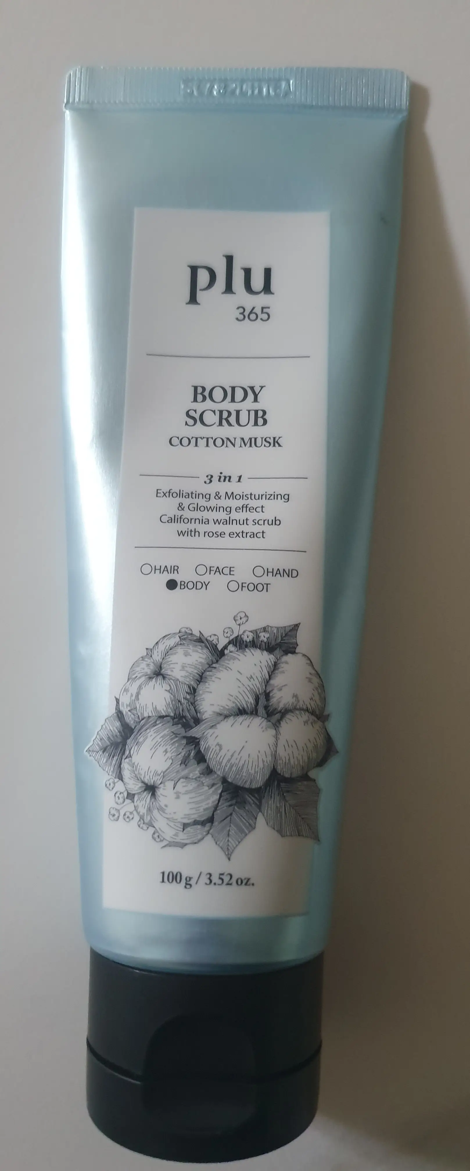 선택된 언니의파우치 리뷰 이미지 - [바디 스크럽 코튼머스크 향]