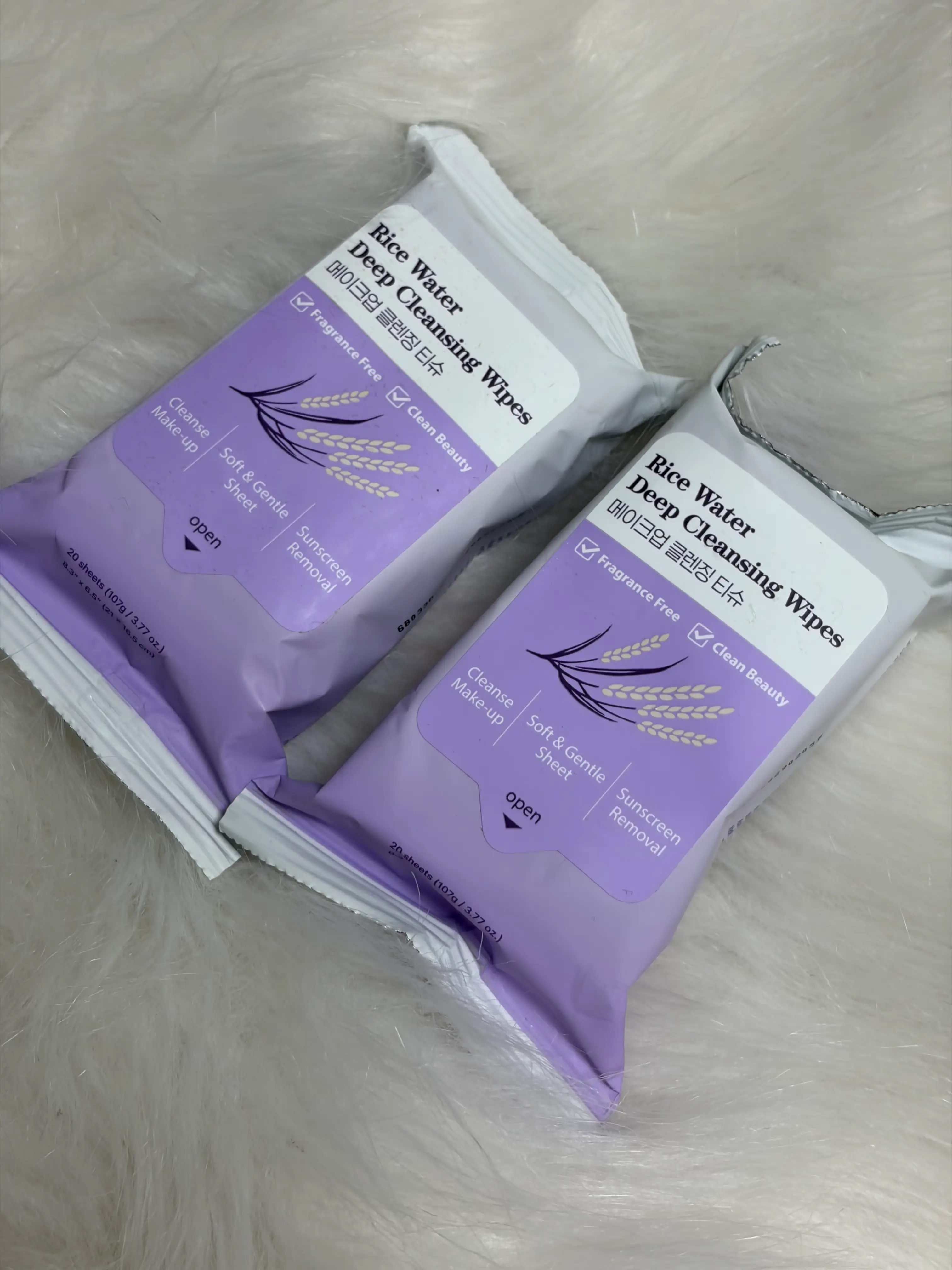 선택된 언니의파우치 리뷰 이미지 - [쌀겨수 딥 클렌징 티슈]