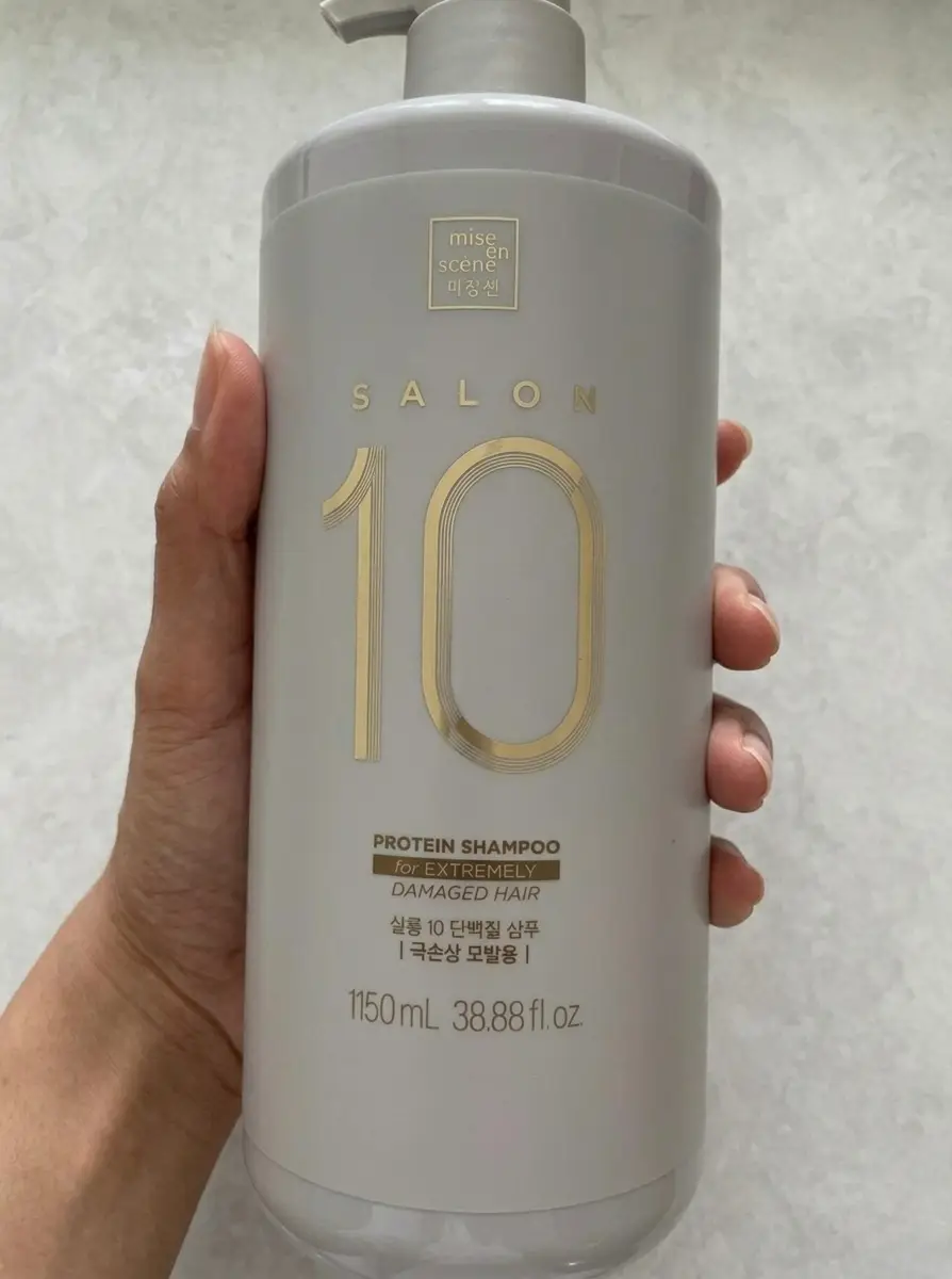 선택된 언니의파우치 리뷰 이미지 - [살롱10 단백질 샴푸 극손상모]