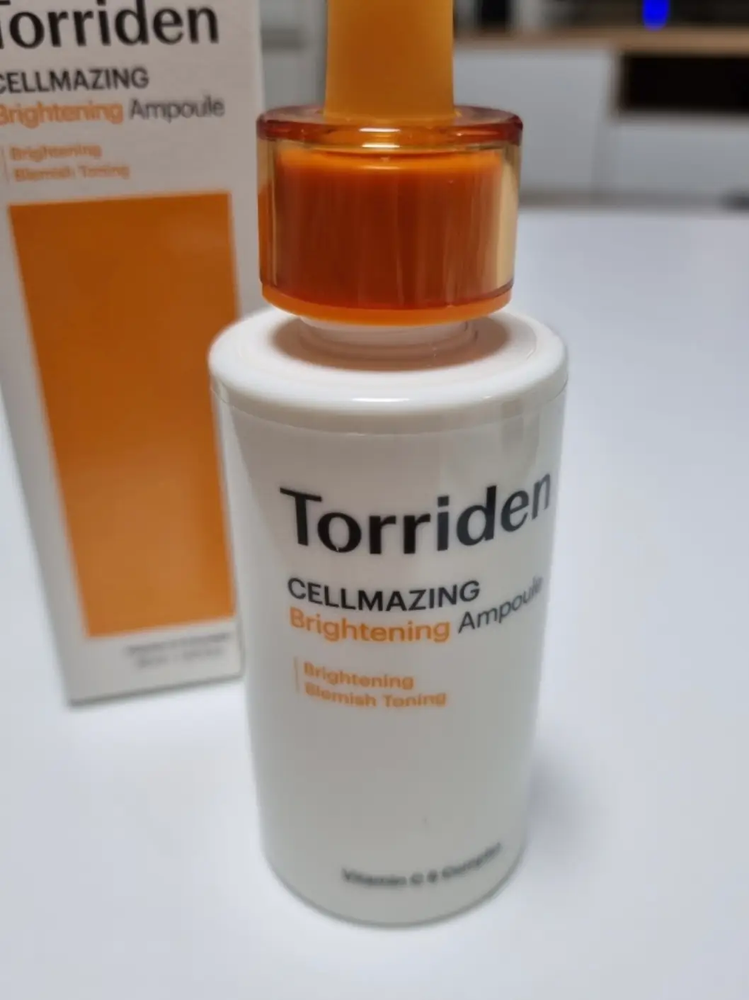 선택된 언니의파우치 리뷰 이미지 - [셀메이징 비타C 브라이트닝 앰플]