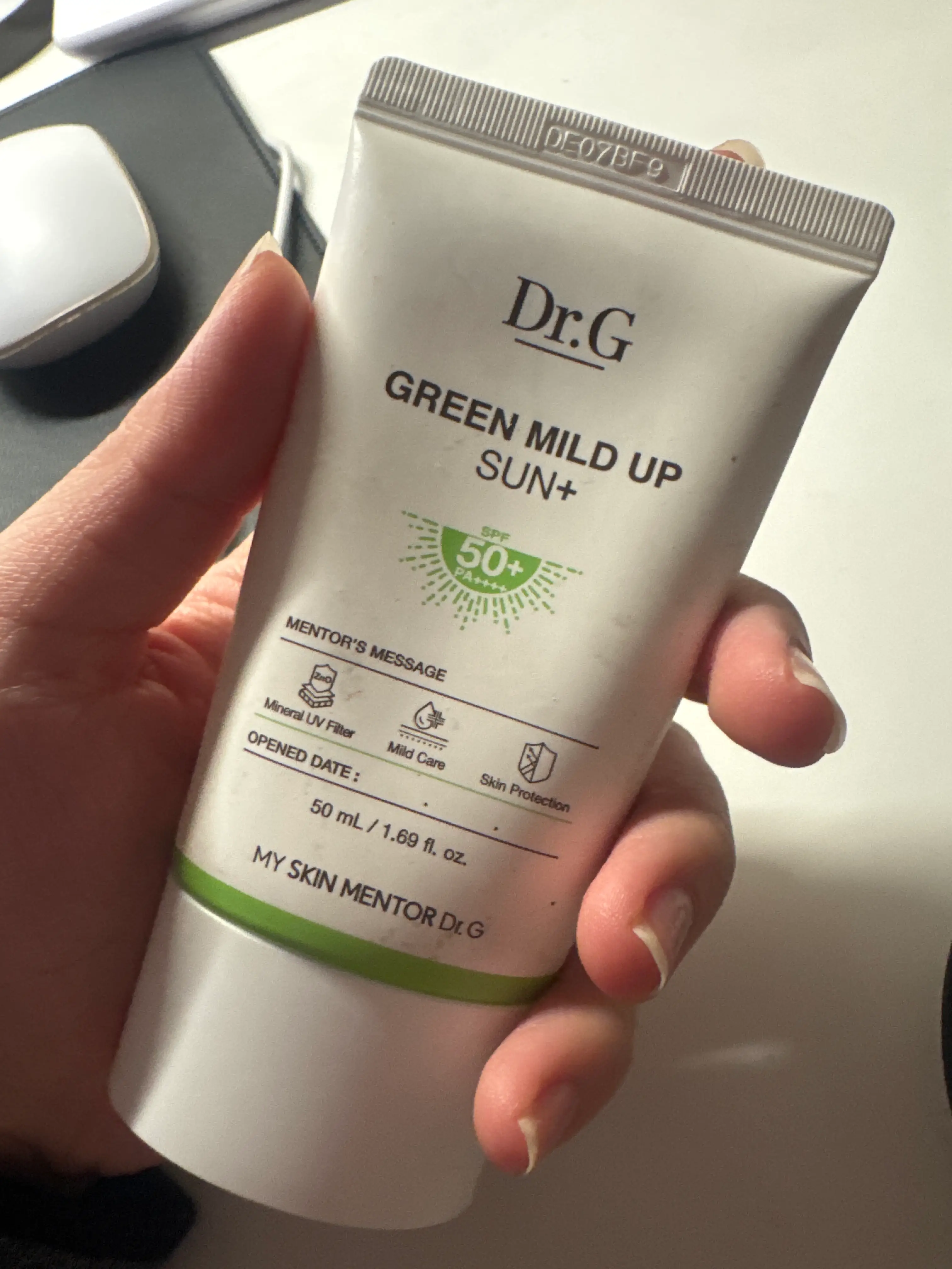 선택된 언니의파우치 리뷰 이미지 - [그린 마일드 업 선 플러스]