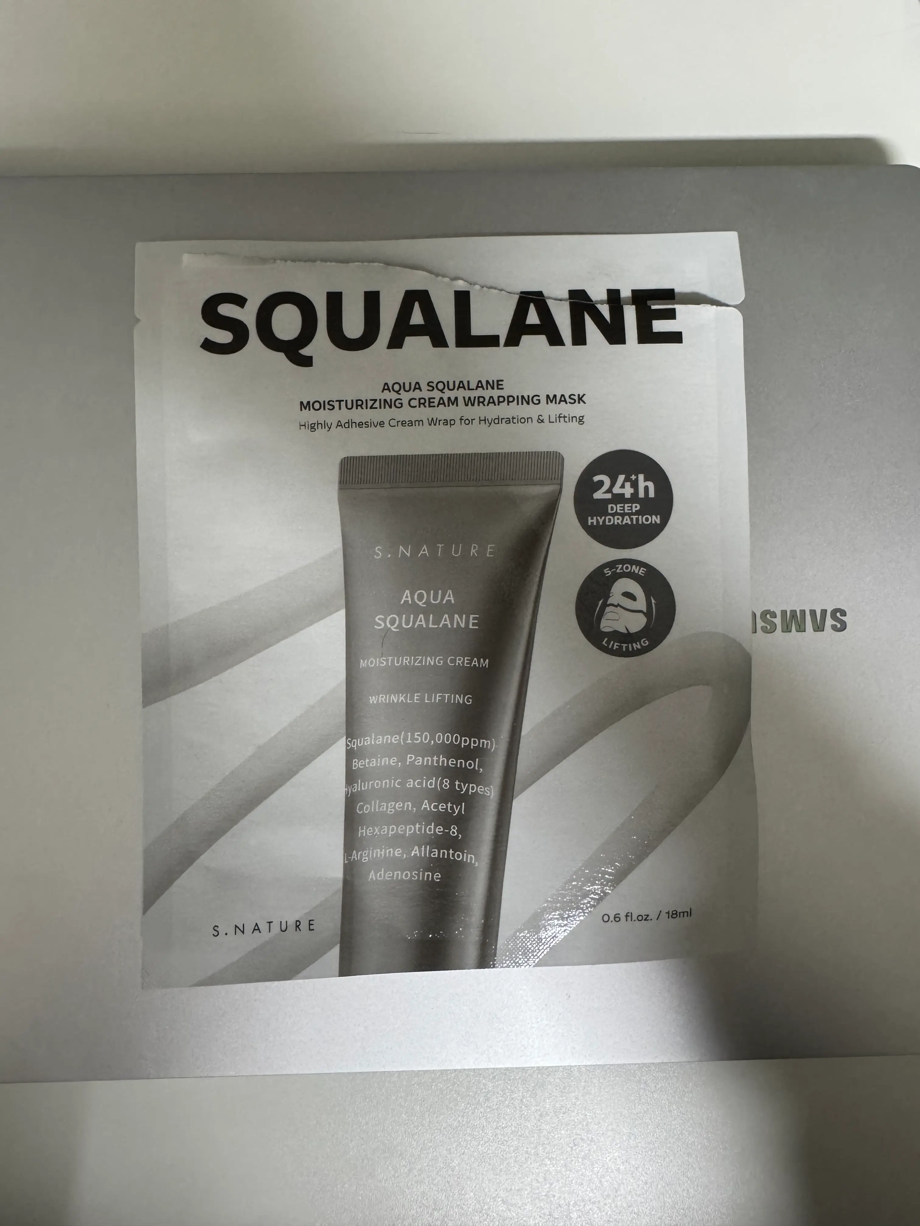 선택된 언니의파우치 리뷰 이미지 - [아쿠아 스쿠알란 수분크림 랩핑 마스크]