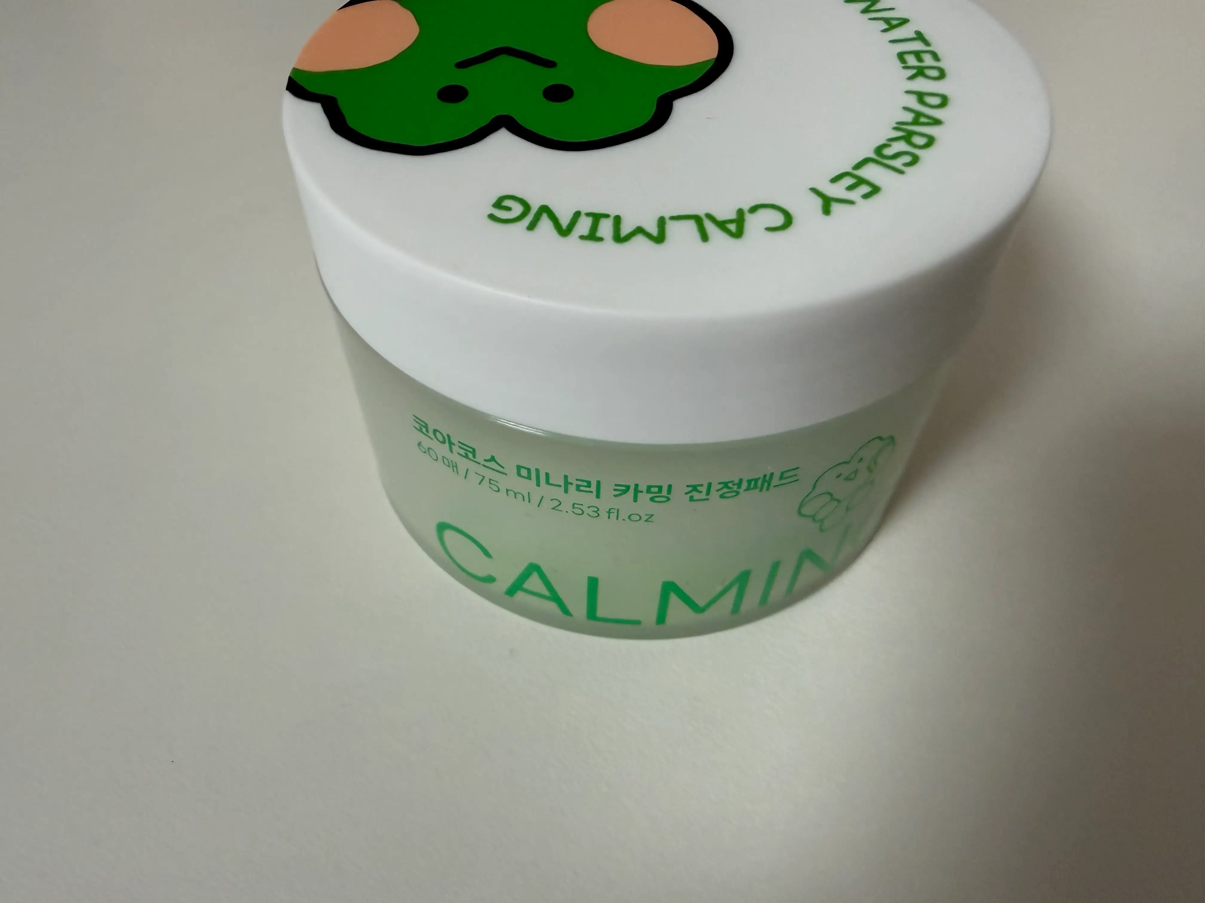 선택된 언니의파우치 리뷰 이미지 - [미나리 카밍 진정패드]