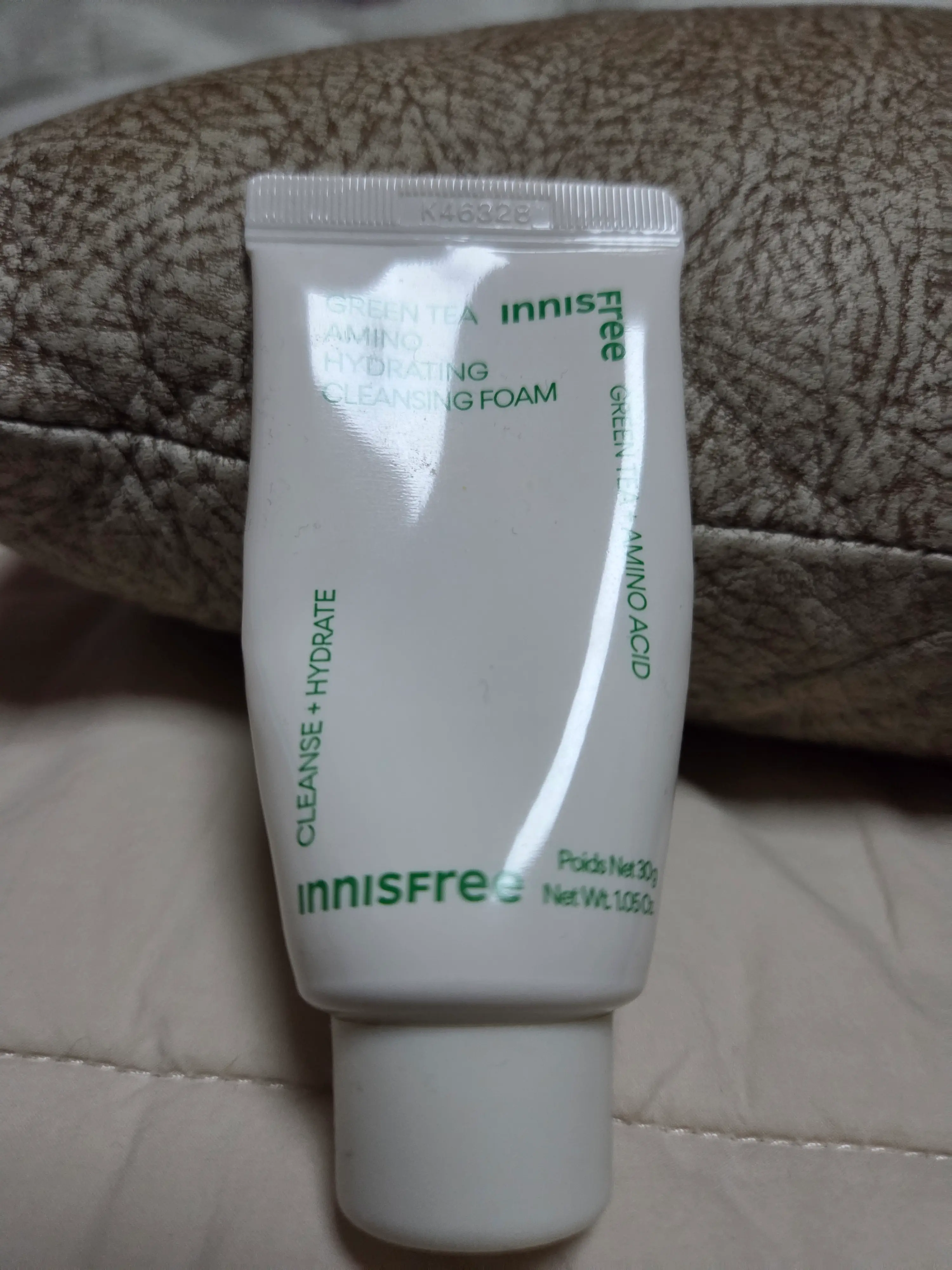 선택된 언니의파우치 리뷰 이미지 - [그린티 아미노 수분 클렌징 폼]
