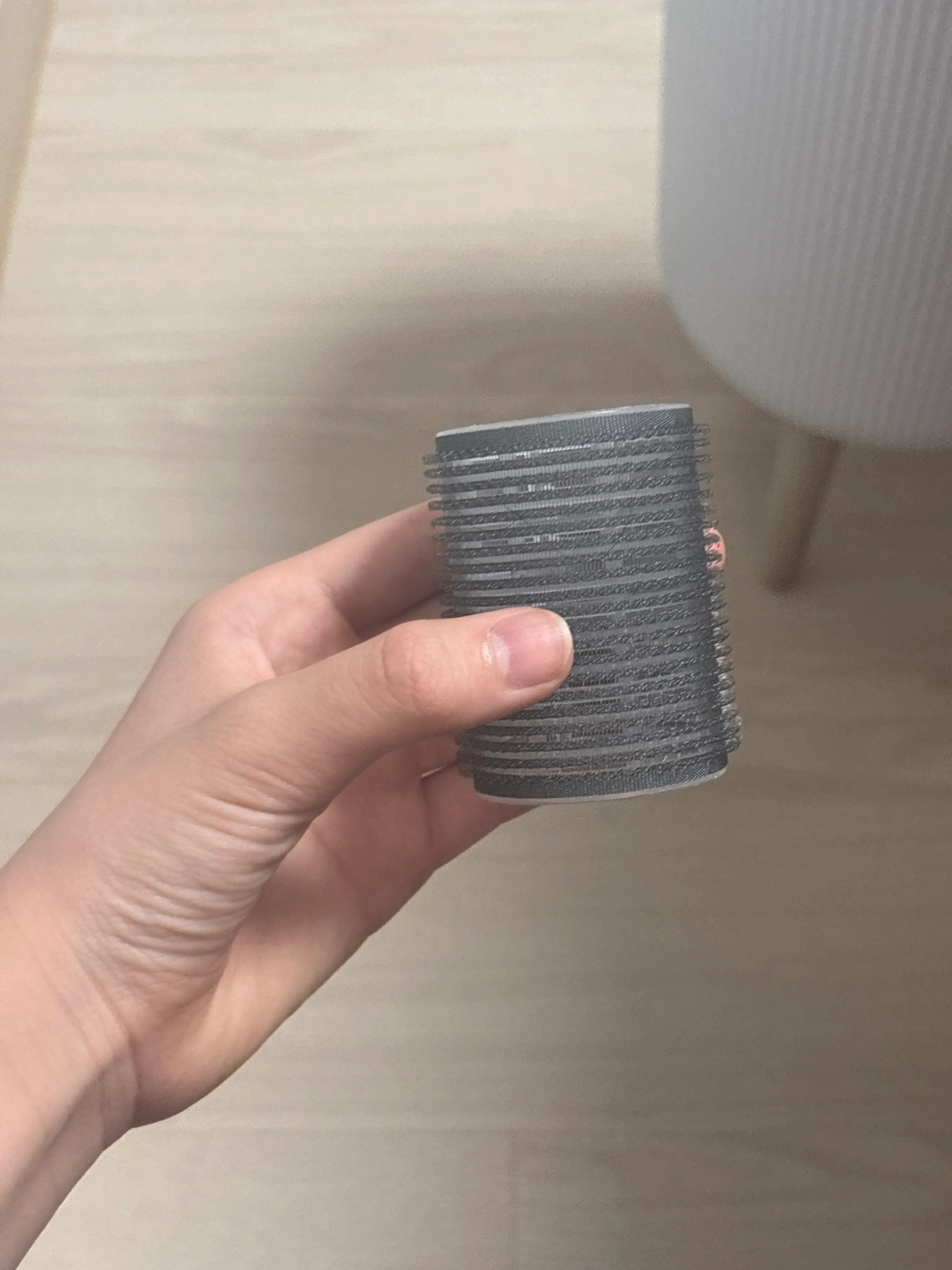 선택된 언니의파우치 리뷰 이미지 - [일반 내추럴 헤어롤 45 mm]
