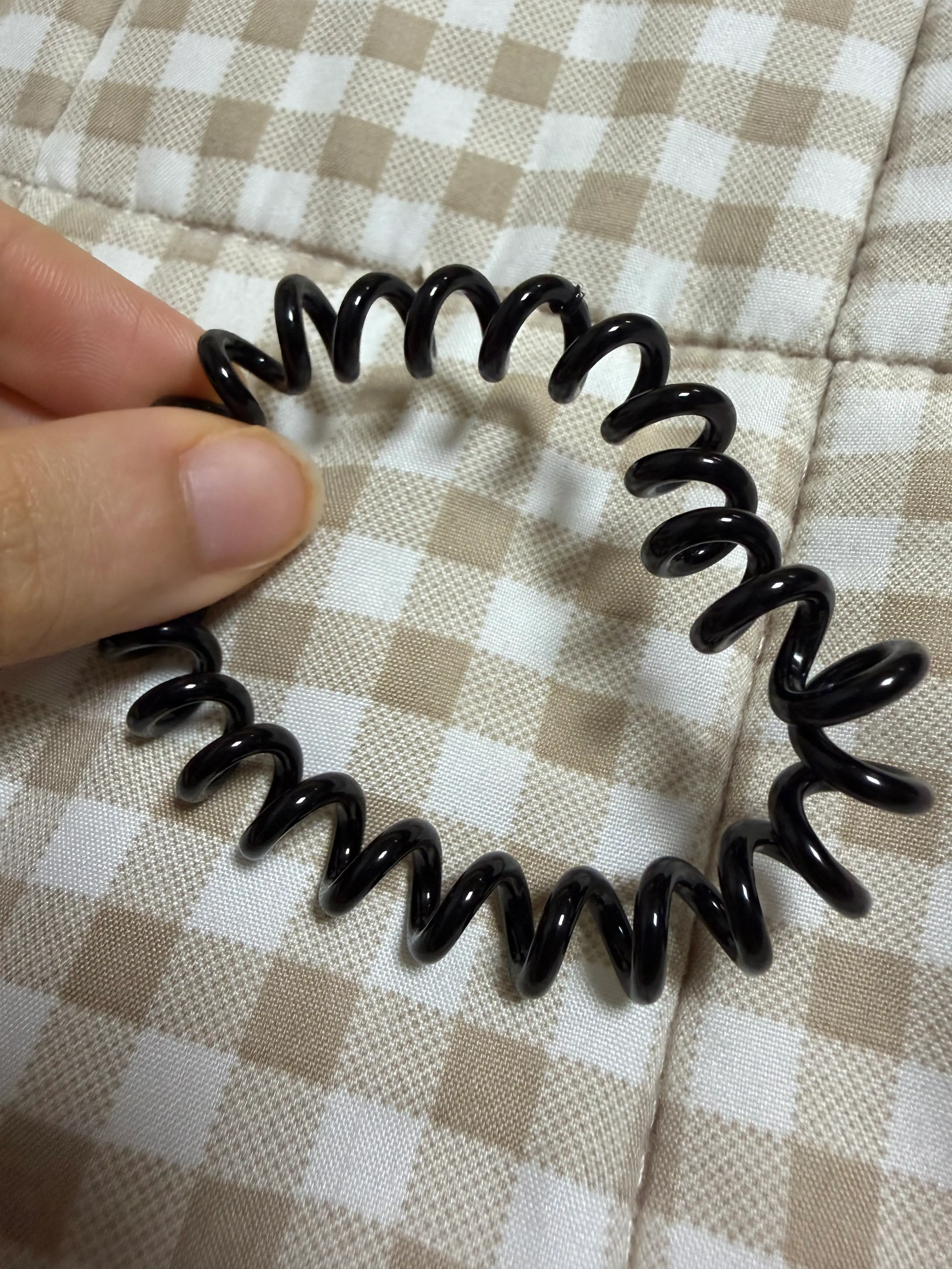 선택된 언니의파우치 리뷰 이미지 - [얇은 스프링 컬러 헤어고무줄]
