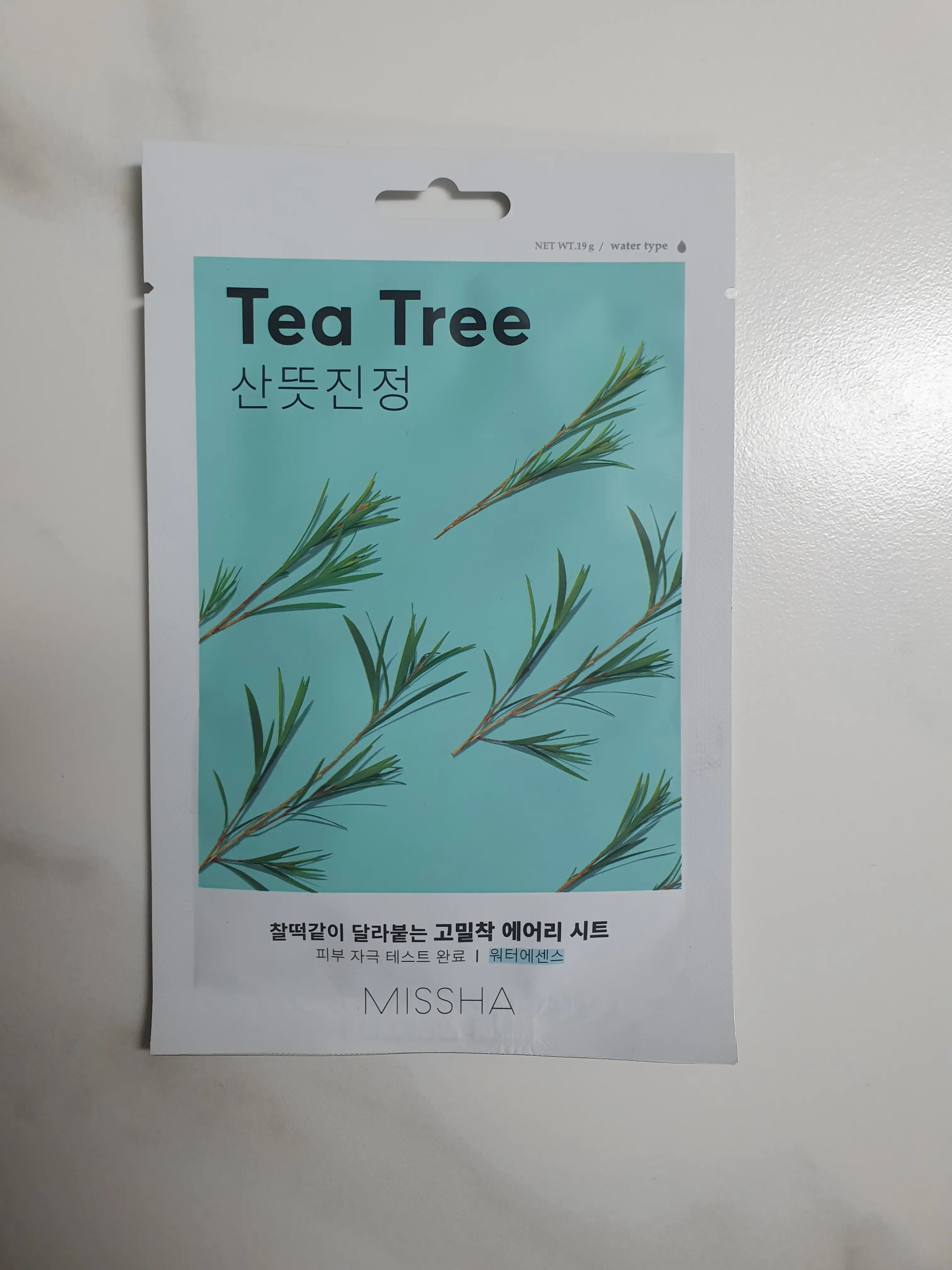 선택된 언니의파우치 리뷰 이미지 - [에어리 밀착 시트마스크 [티트리]]