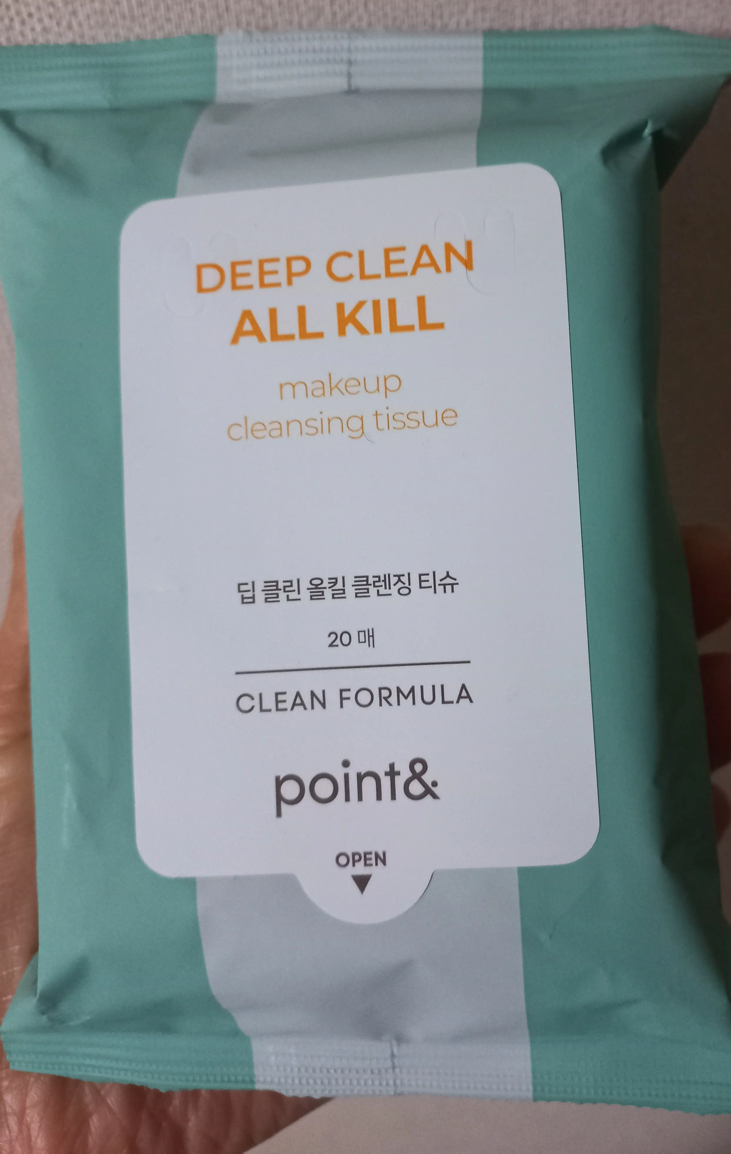 선택된 언니의파우치 리뷰 이미지 - [딥 클린 올킬 클렌징티슈]