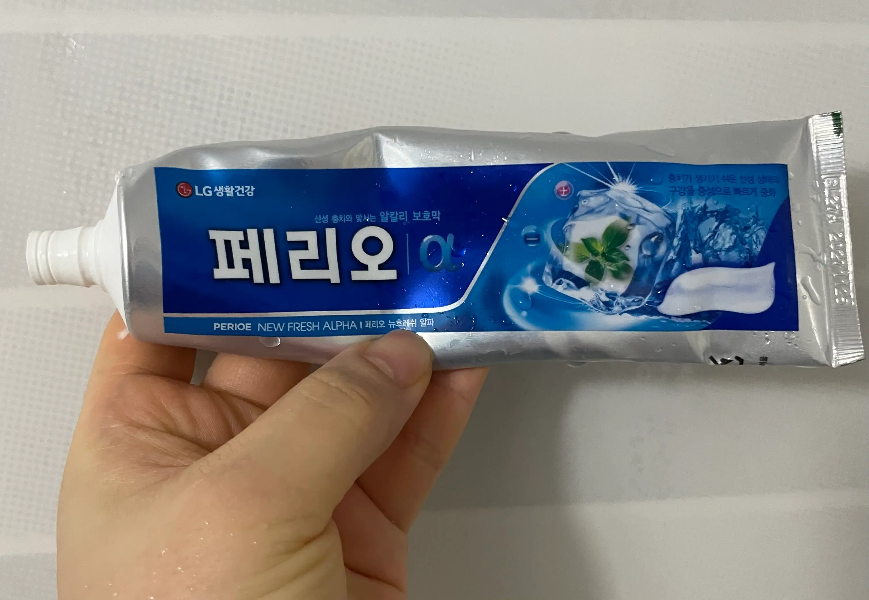 선택된 언니의파우치 리뷰 이미지 - [뉴 후레쉬 알파 치약]