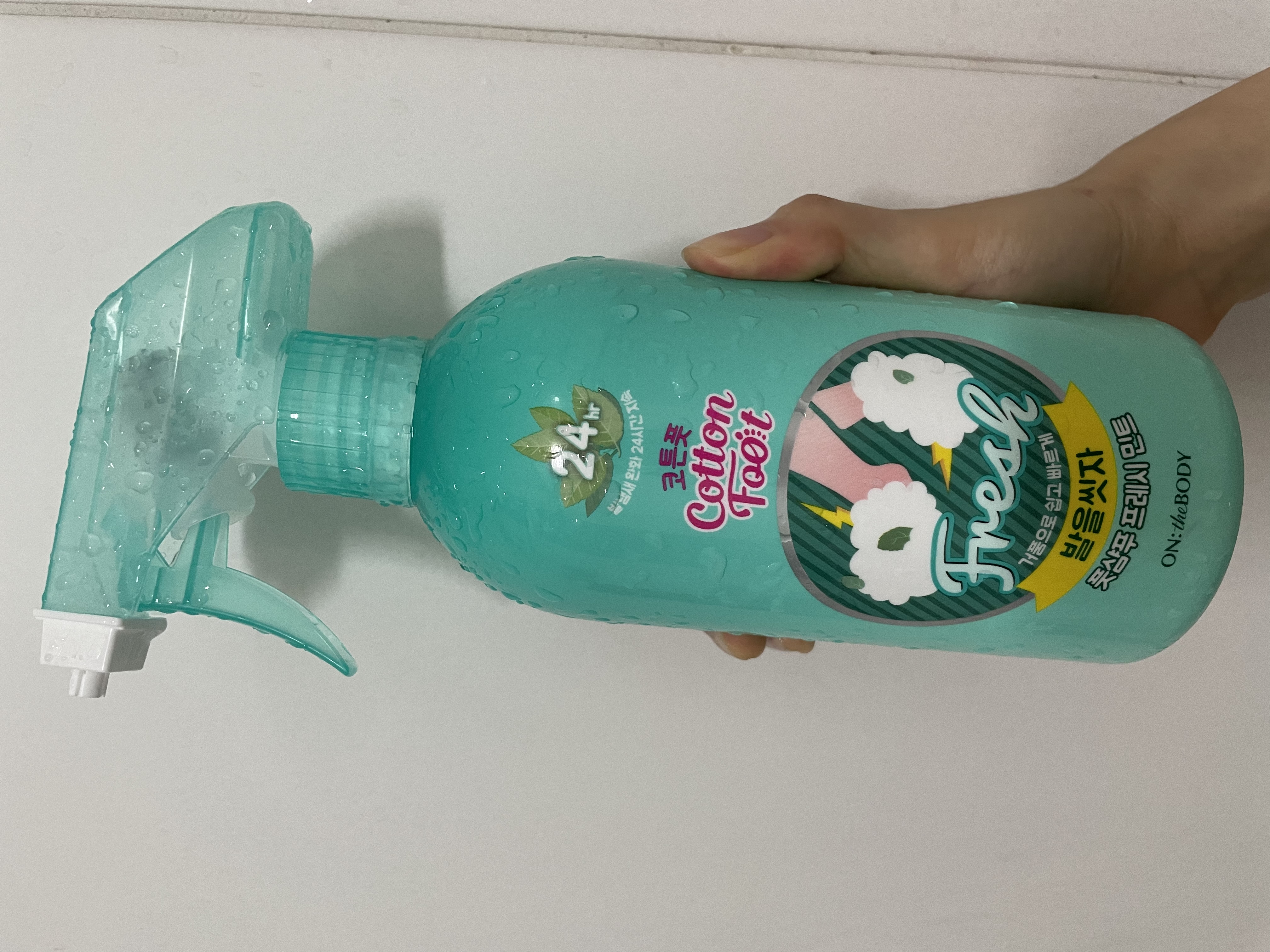 선택된 언니의파우치 리뷰 이미지 - [코튼풋 발을씻자 풋샴푸 프레시 민트]