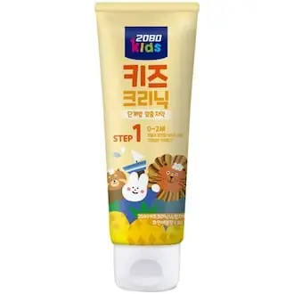 키즈크리닉 1스텝 치약 파인애플향