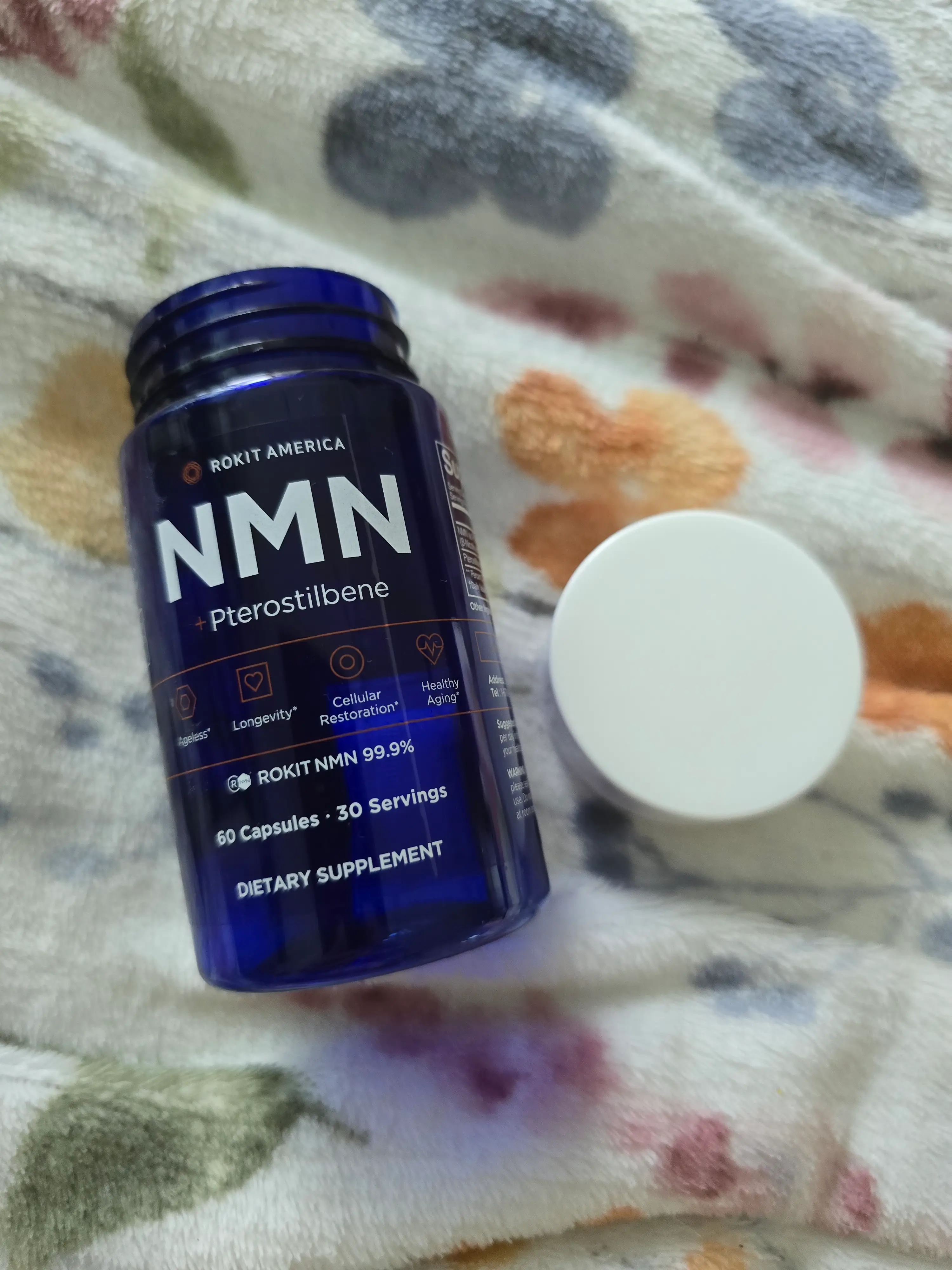 선택된 언니의파우치 리뷰 이미지 - [NMN + 프테로스틸벤 500mg 캡슐, 60정]