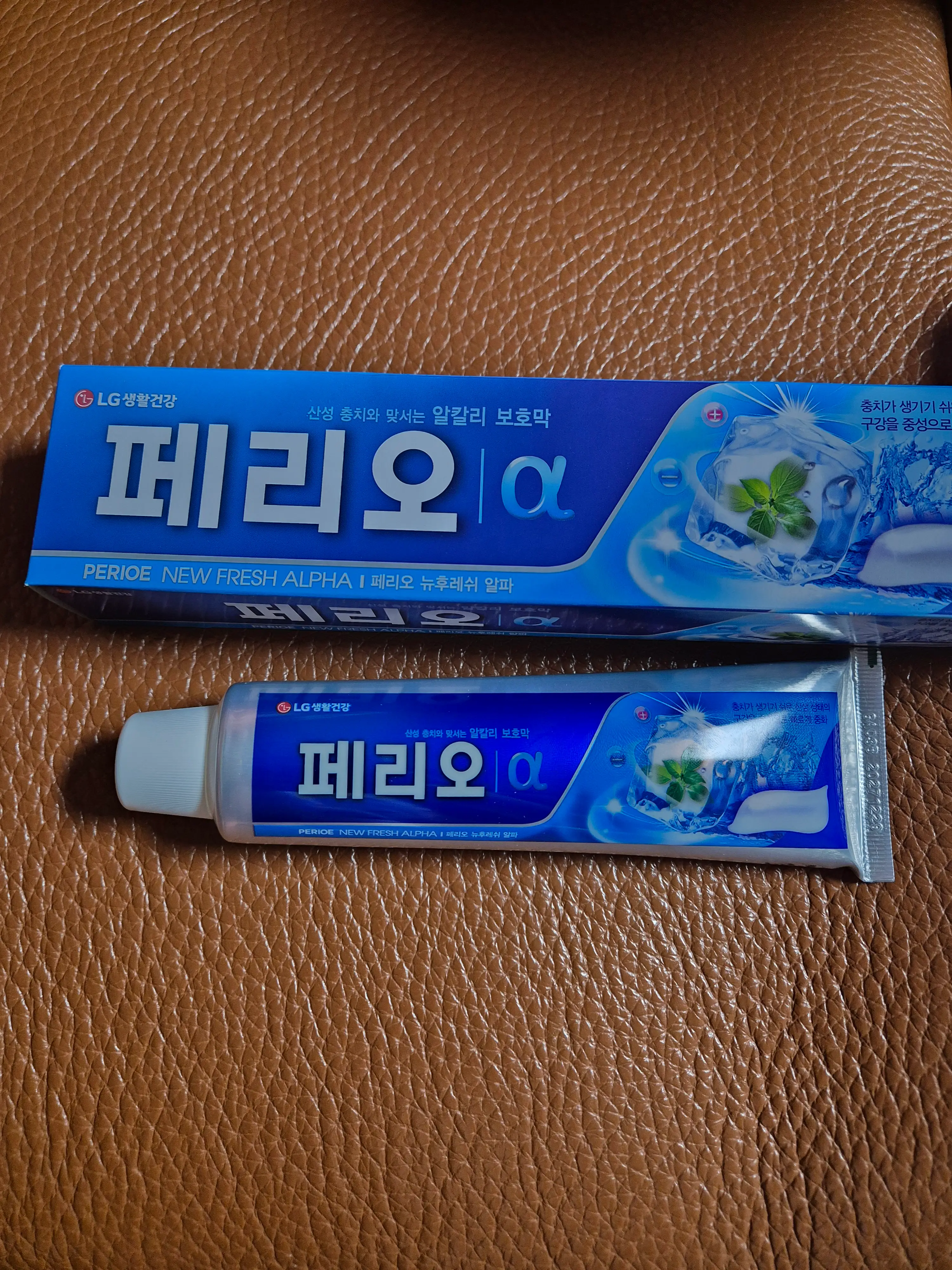 선택된 언니의파우치 리뷰 이미지 - [뉴 후레쉬 알파 치약]