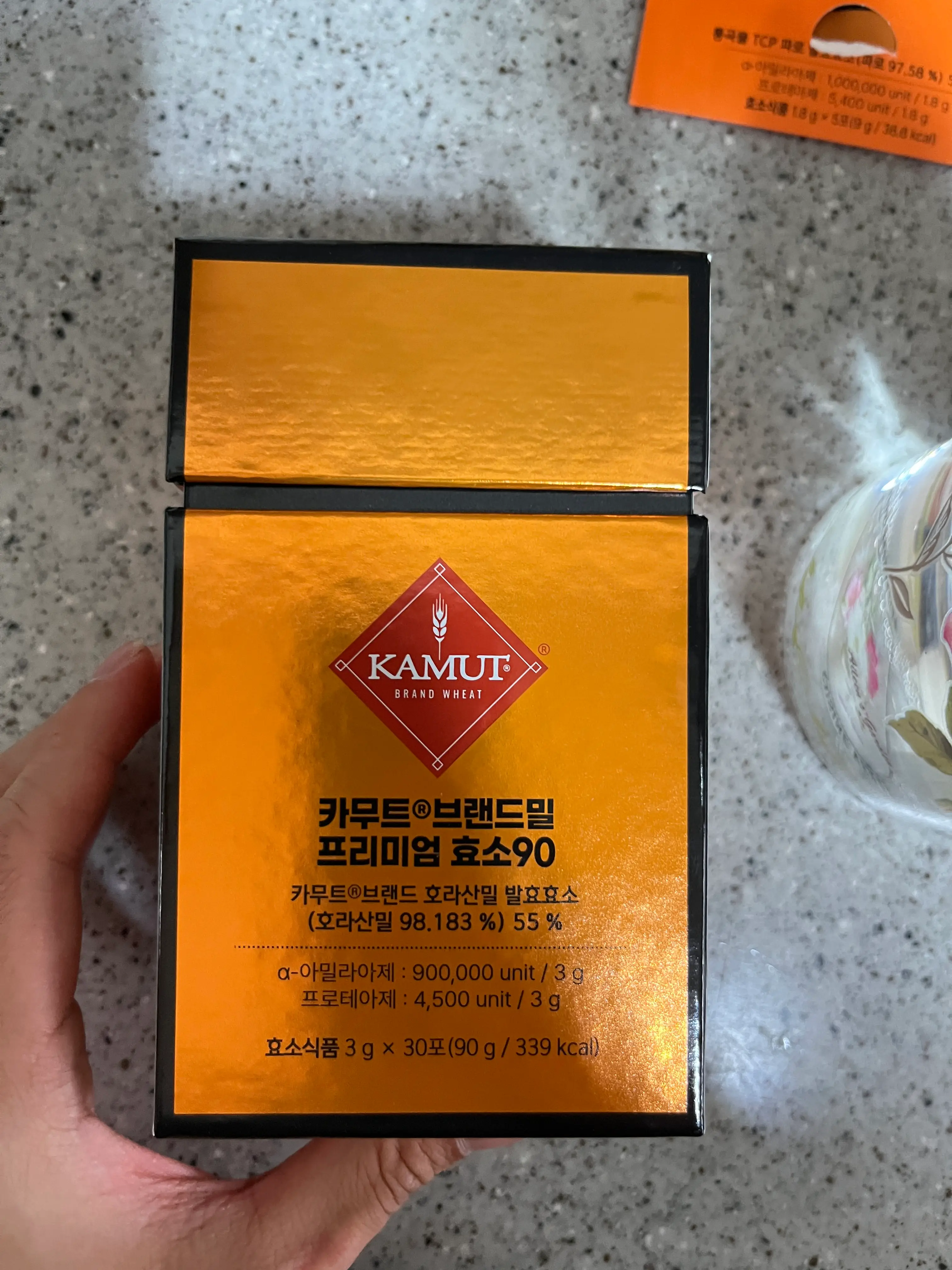 선택된 언니의파우치 리뷰 이미지 - [카무트 브랜드밀 프리미엄 효소 90]