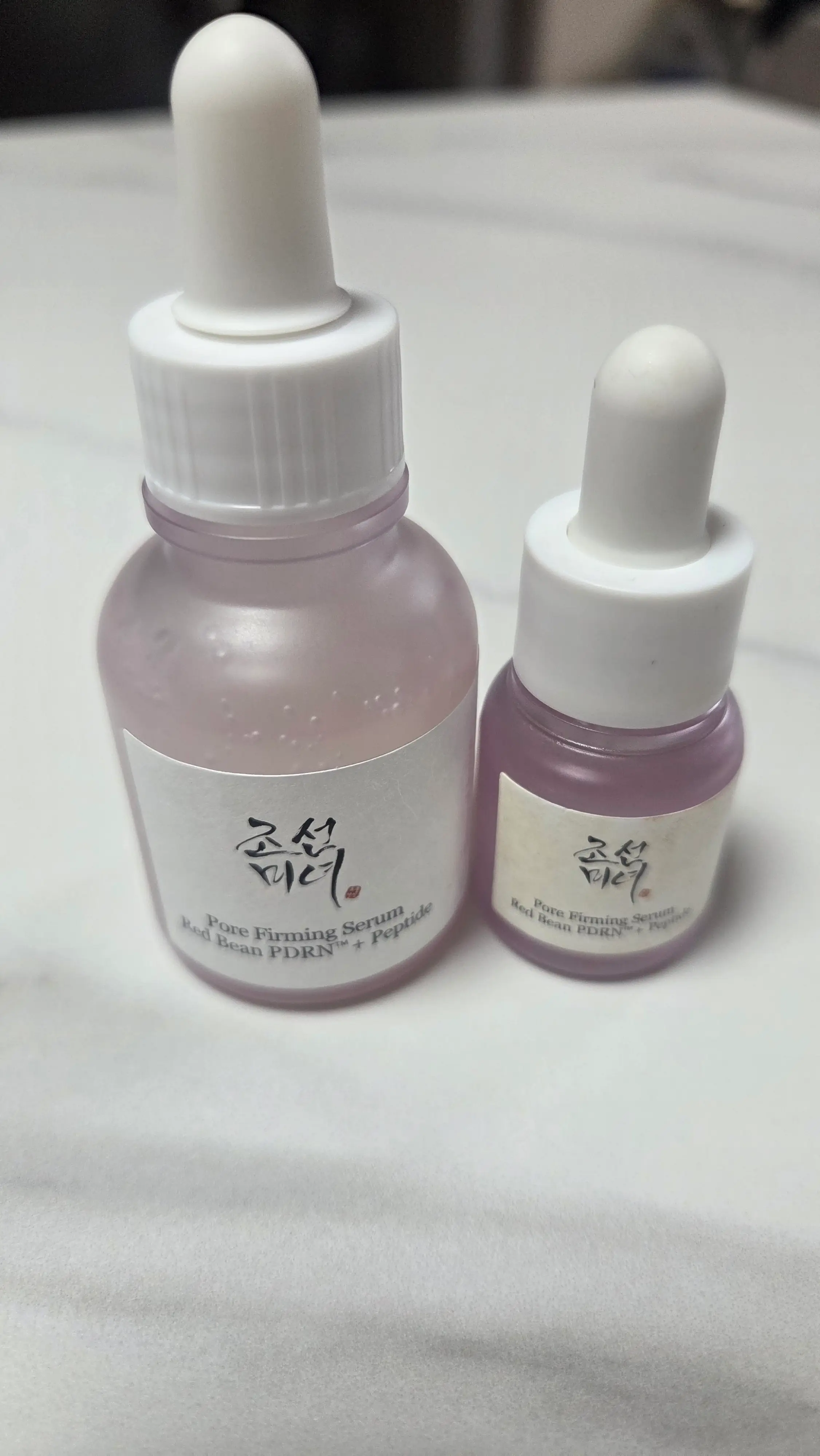 선택된 언니의파우치 리뷰 이미지 - [붉은 팥 피디알엔 모공탄력 세럼]