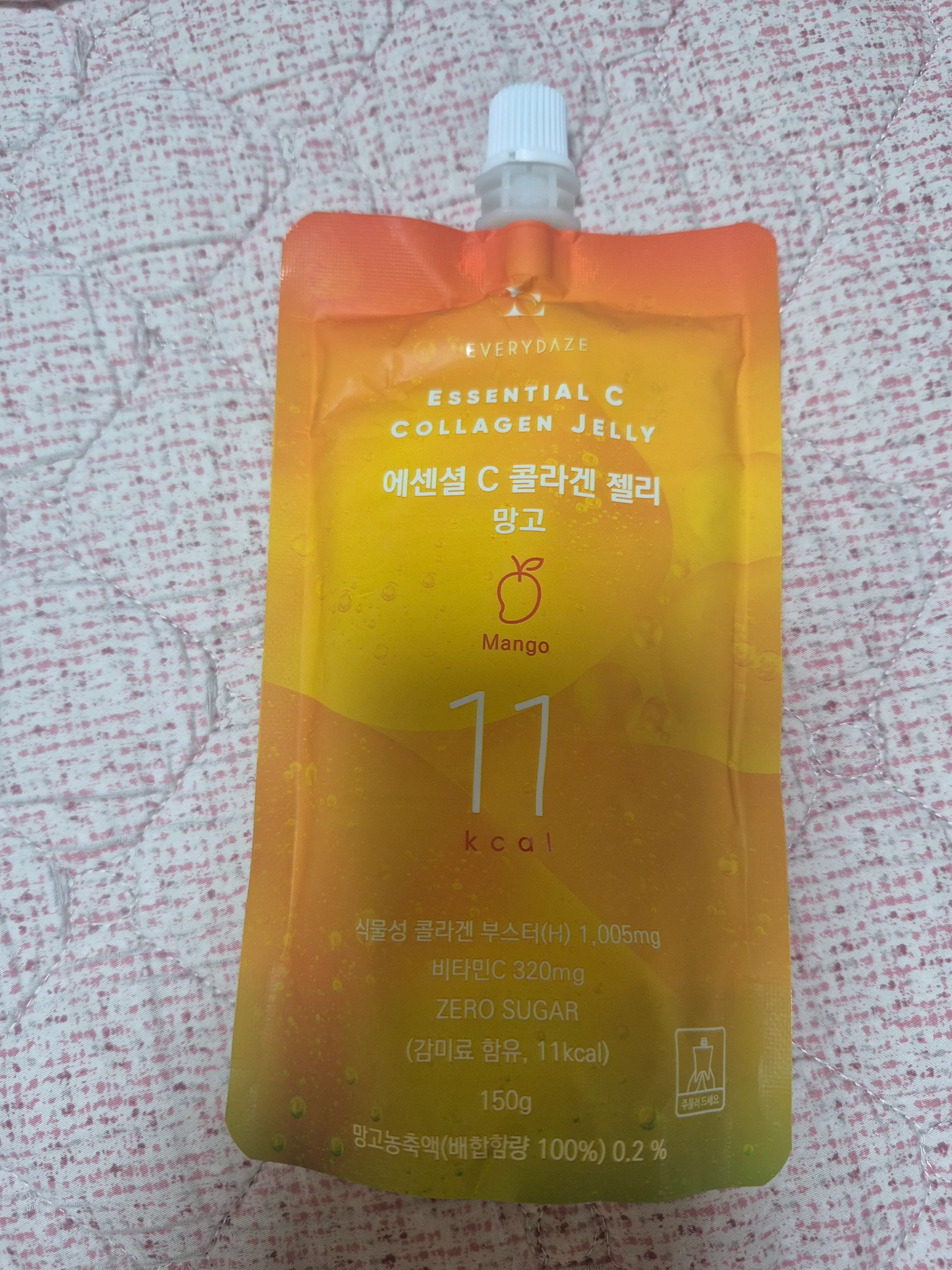 선택된 언니의파우치 리뷰 이미지 - [에센셜 C 콜라겐 곤약 젤리 망고]