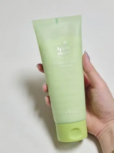 선택된 언니의파우치 리뷰 이미지 - [휘핑 크림 클렌저 [애플사이다]]