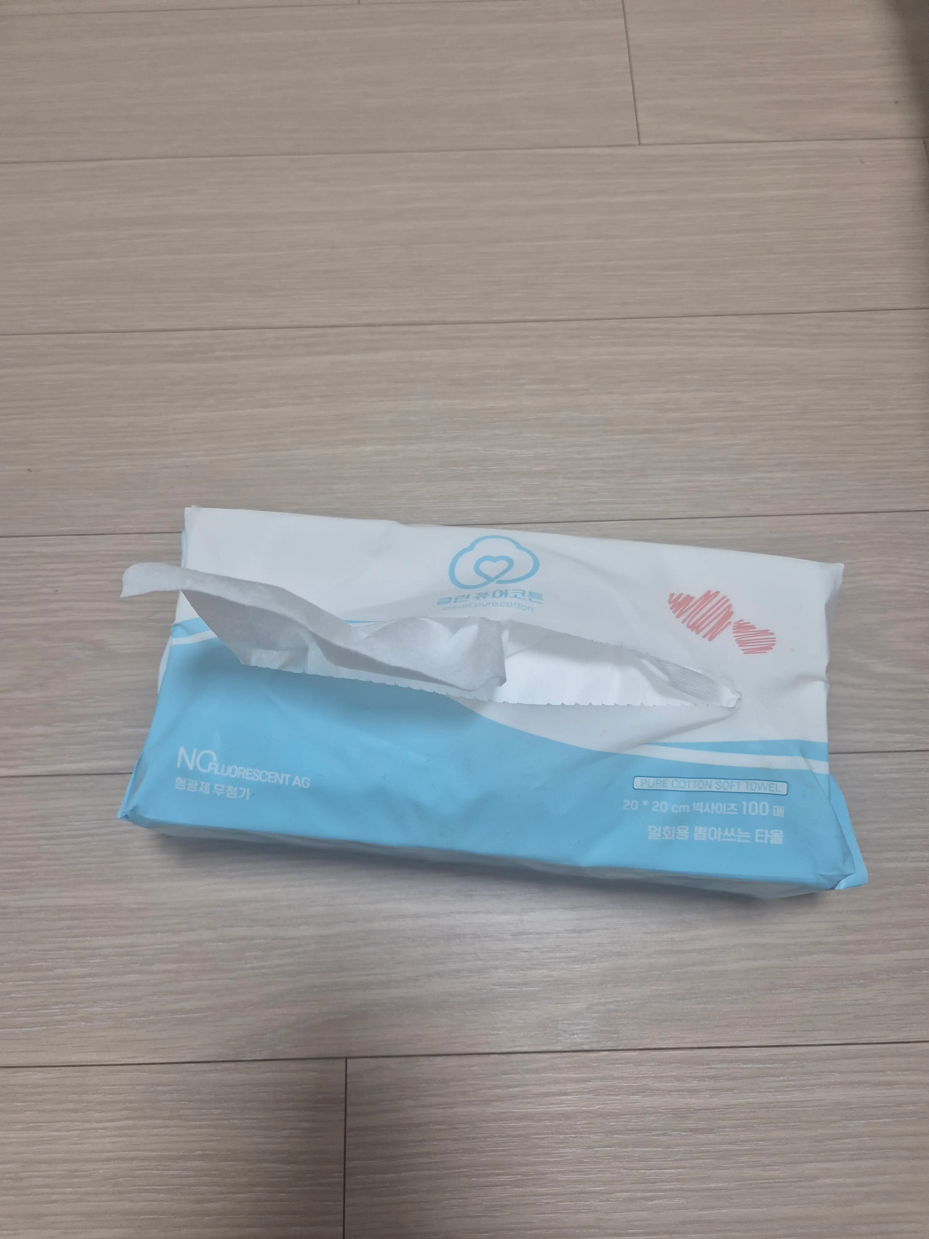 선택된 언니의파우치 리뷰 이미지 - [클린퓨어코튼 천연 순면 일회용 페이스타올]