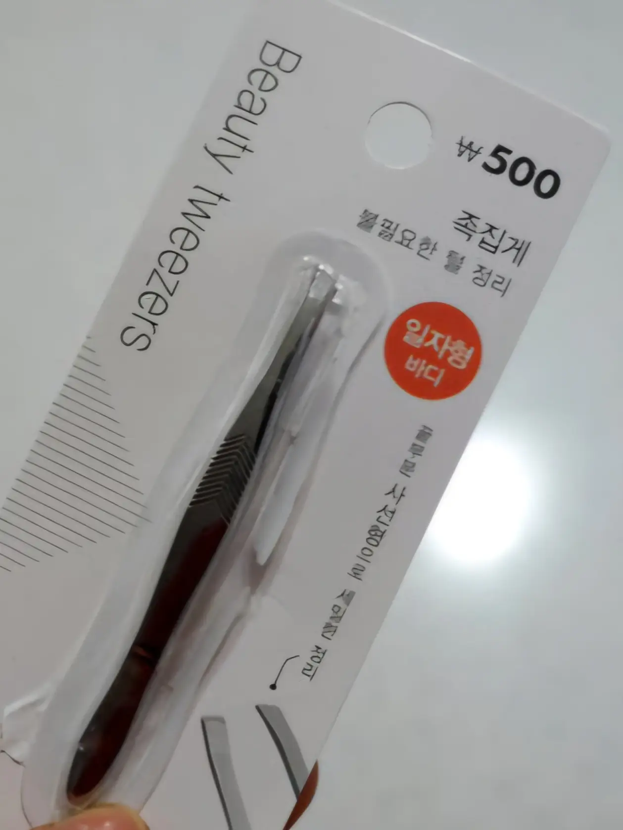 선택된 언니의파우치 리뷰 이미지 - [올리브 데코 족집게 일반형]