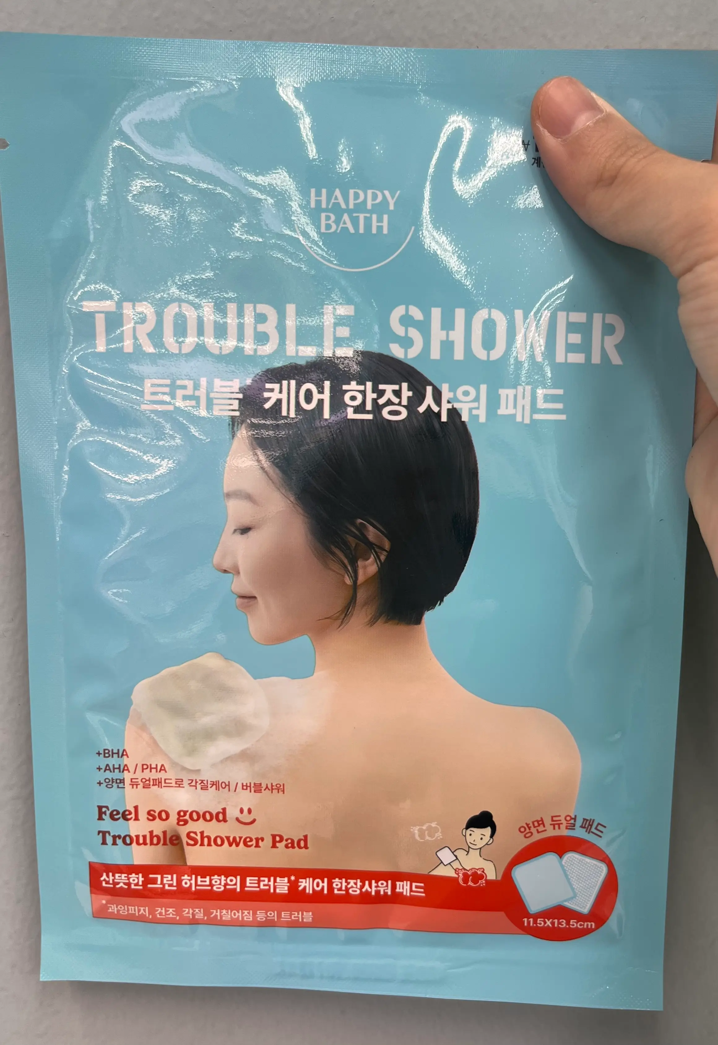 선택된 언니의파우치 리뷰 이미지 - [필쏘굿 트러블 한장샤워 패드]