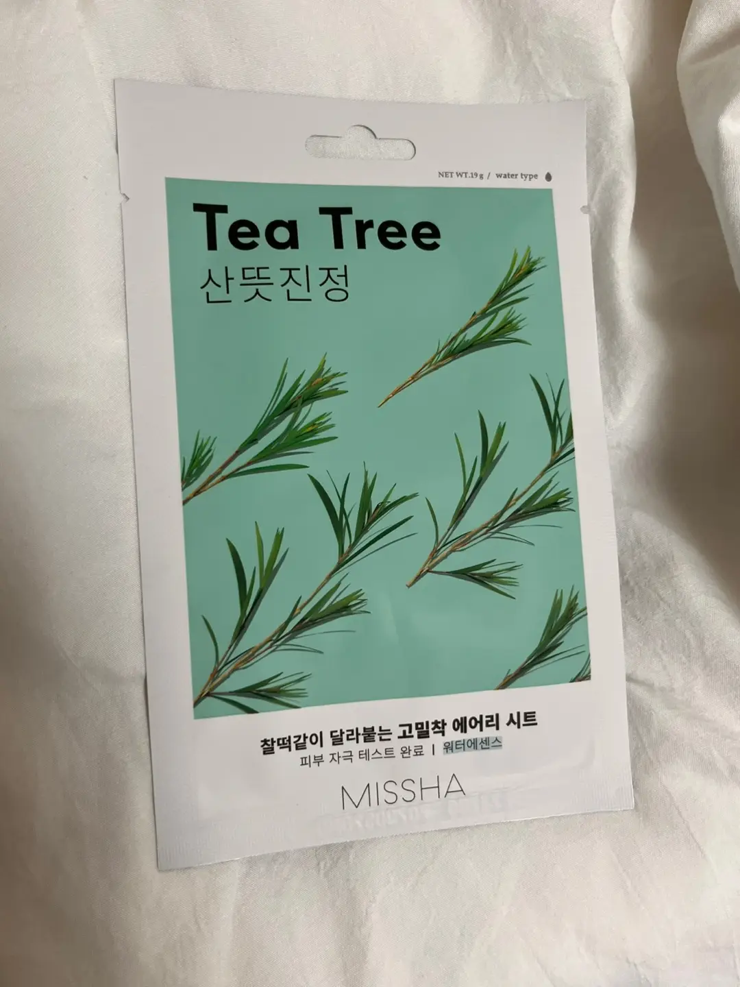 선택된 언니의파우치 리뷰 이미지 - [에어리 밀착 시트마스크 [티트리]]