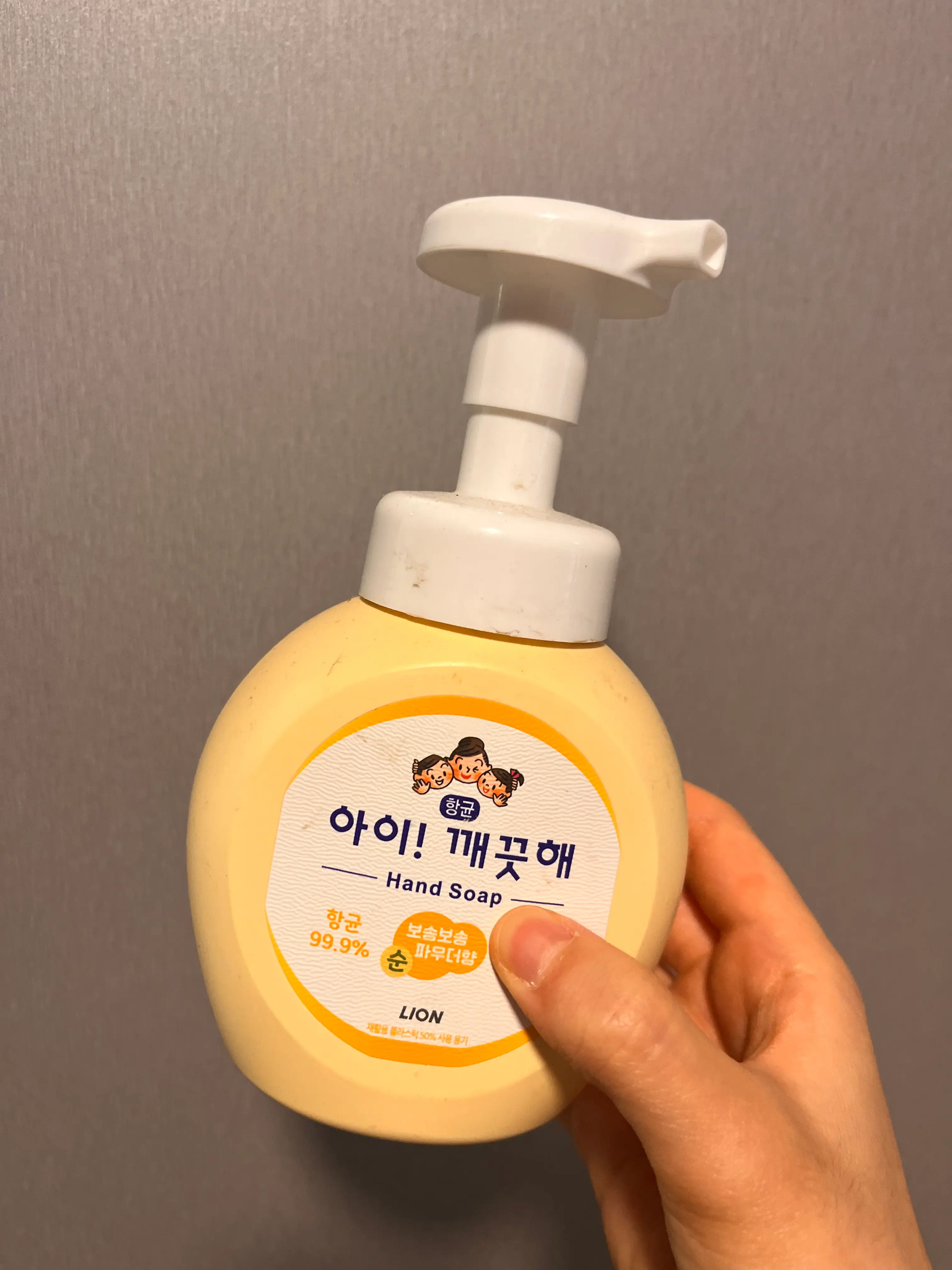 선택된 언니의파우치 리뷰 이미지 - [아이깨끗해 항균 폼 핸드솝 [파우더향]]